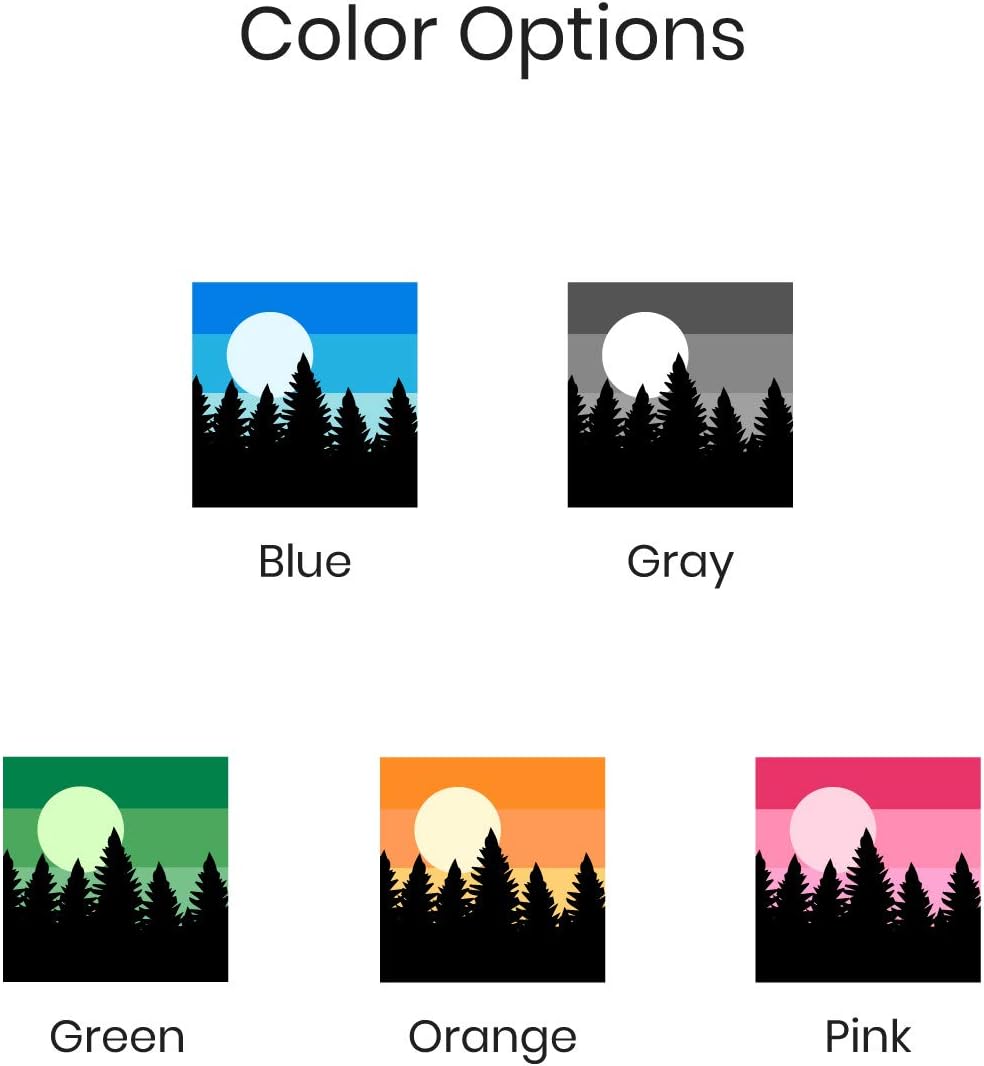 Name Bubbles - Custom Small Rectangle Name Labels for Kids (64 Labels) - Personalized Waterproof Name Stickers for Daycare, Lunch Boxes, Water Bottles, Shoes, School Supplies, & Camp (Forest Sky)