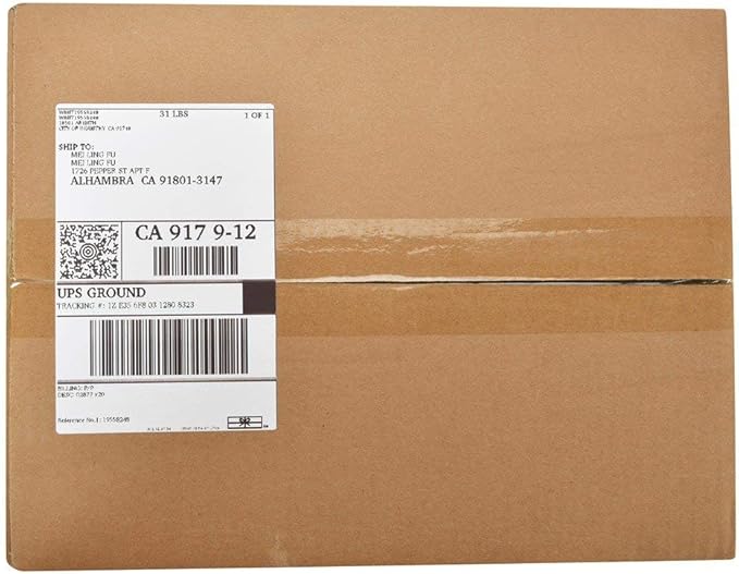 MFLABEL Fanfold 4" x 6" Direct Thermal Labels White Perforated Shipping Labels (20 Stacks)