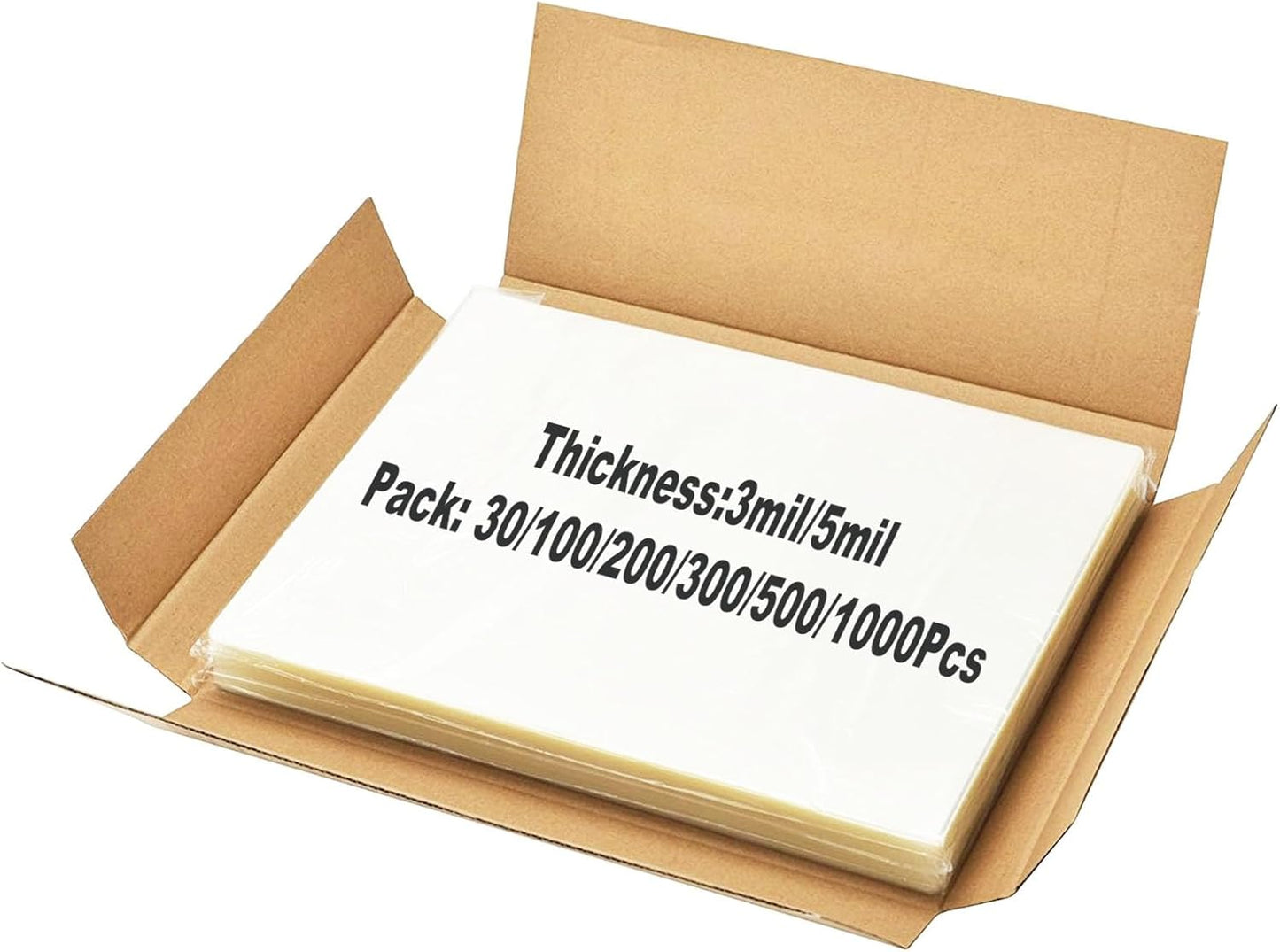 Thermal Laminating Pouches, 300 Pack Laminating Sheets for Use with Thermal Laminators, 9 x 11.5 Inches, Letter Size Sheets, 5-mil Thickness