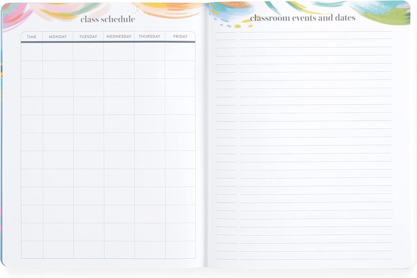Erin Condren 7'' x 9'' Bound Teacher Record Book - Inspire Cover - Keep Track of to-Do Lists, Exam Schedules, Attendance and More! 108 Pages Total. 80 Lb. Thick Paper by Erin Condren.