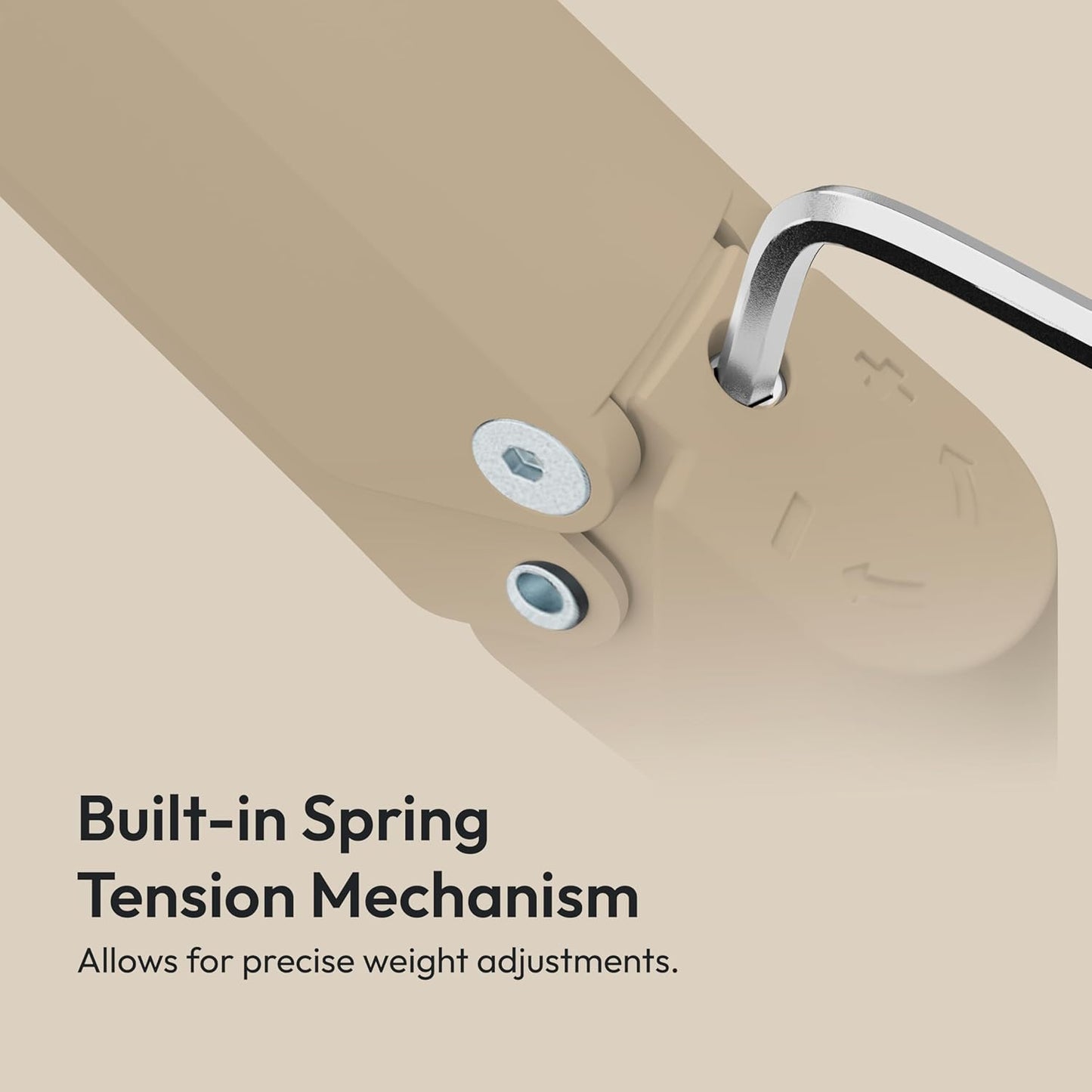 Pixio PS1D Wave Beige Dual Monitor Arm Stand Desk Mount - Fits up to 32 inches Monitors and up to 19.8lbs. VESA Compatibility and Integrated Cable Management