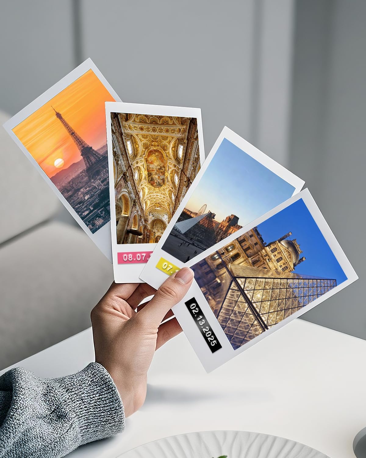 6-Pack Plastic Embossing Tape 9mm Compatible for Dymo 3D Embossing Label Tape 3/8 Inch x 9.8 Feet, White on Black/Blue/Green/Pink/Light Yellow/Champagne Gold for Dymo Organizer Xpress Pro