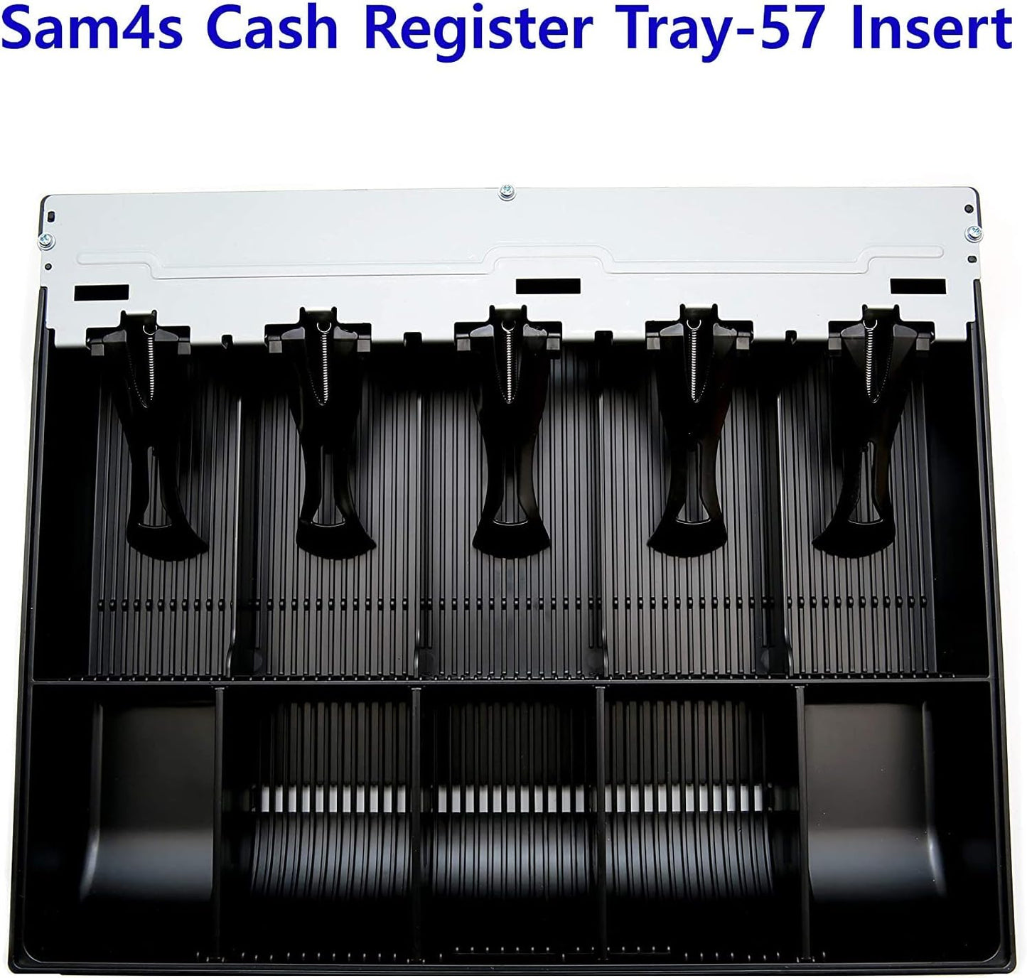 HK SYSTEMS SAM4S Cash Drawer Insert Money Tray 57 with 160key Wet Cover, 5 Bills and 5 Coins (Bundle)