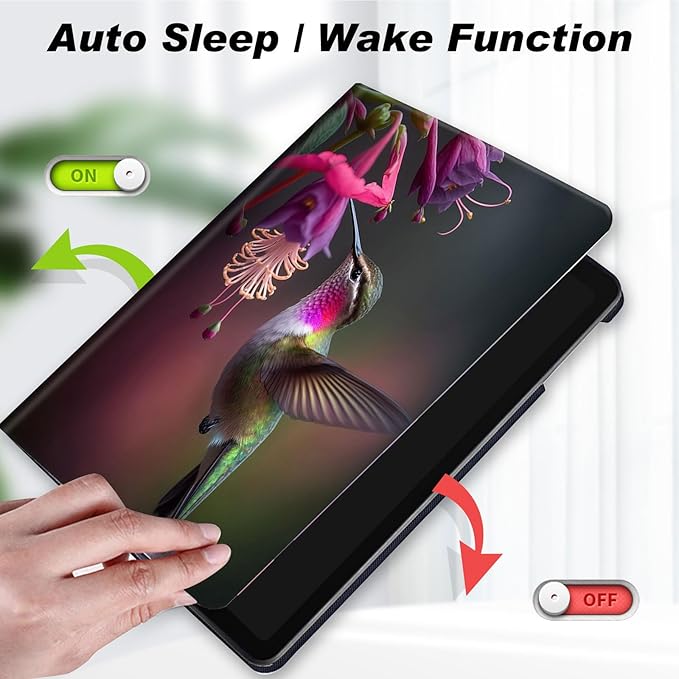 for Amazon Kindle Fire Max 11 Case (13th Generation, 2023 Release) 11",Slim Lightweight Smart Shell Stand Cover with Auto Wake/Sleep for All-New Fire 11 Max Tablet,Hummingbird Pink Cherry