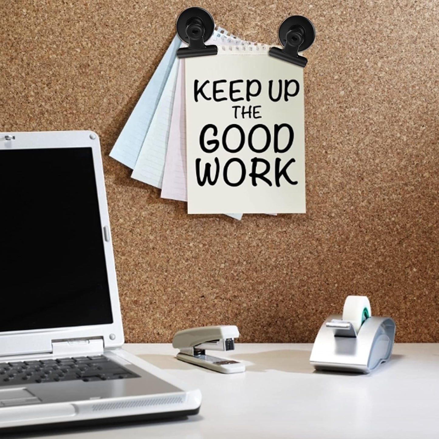 FINDMAG 48 Pack Magnetic Clips for Photo Display, Picture Hanging, Heavy Duty Scratch-Free Magnet Clips for Refrigerator, Metal Fridge Magnets for Whiteboard, Kitchen, Office, School Use.