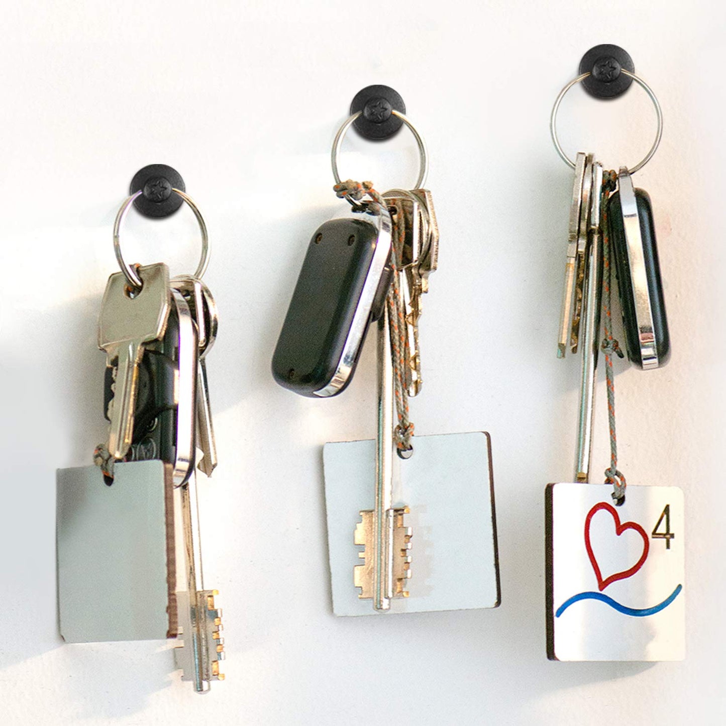 Push Pins Picture Hangers Double Headed Thumb Tacks Wall Hooks for Wall Hangings Picture Hangers Nails Small Photo Hanging Hook Pins for Home Office Photo Decor(Black,80 Pieces)