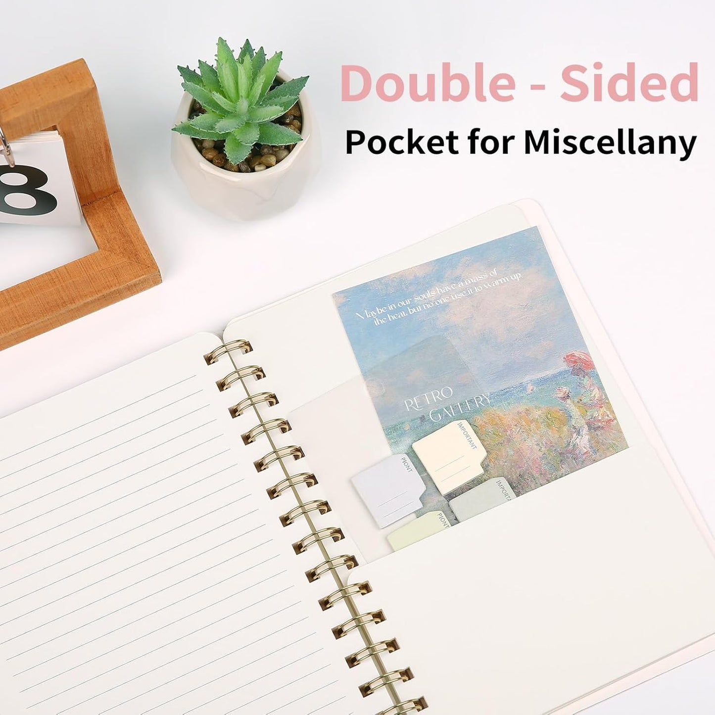 Lined Spiral Notebook College Ruled A5 Journal Book for Note Taking, 160 Pages Writing Journal for Office and Home School Supplies 5.75x8.125 inch (3pack-Reefblue/Green/Brown)