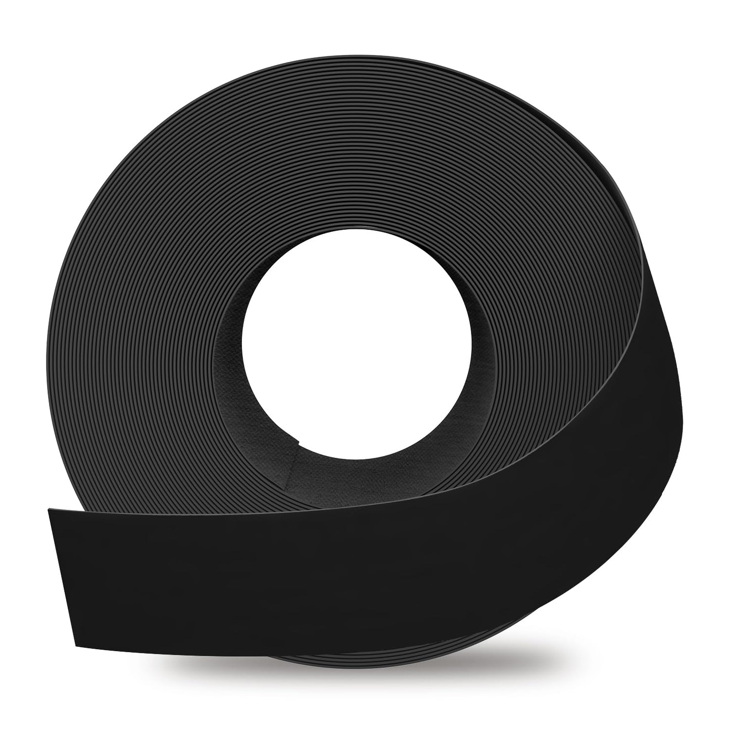 GSCIT Club Black Edge Banding, 3 inch x 25ft Melamine Edge Banding with Hot Melt Adhesive Preglued Cabinet Edge Banding Flexible Black Veneer Edging