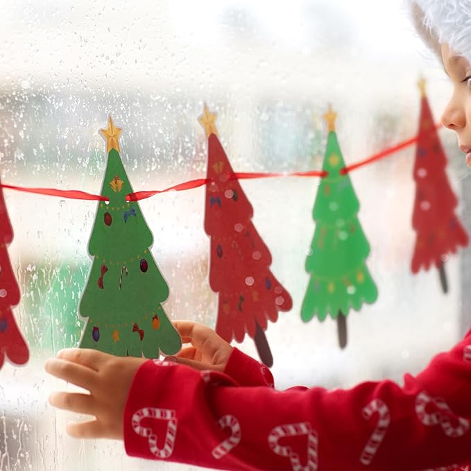 Forest Green Cardstock 8.5 x 11 Thick Printer Paper, Goefun 24 Sheets 80lb Green Card Stock Paper for Christmas Cards Making, Invitations and Craft