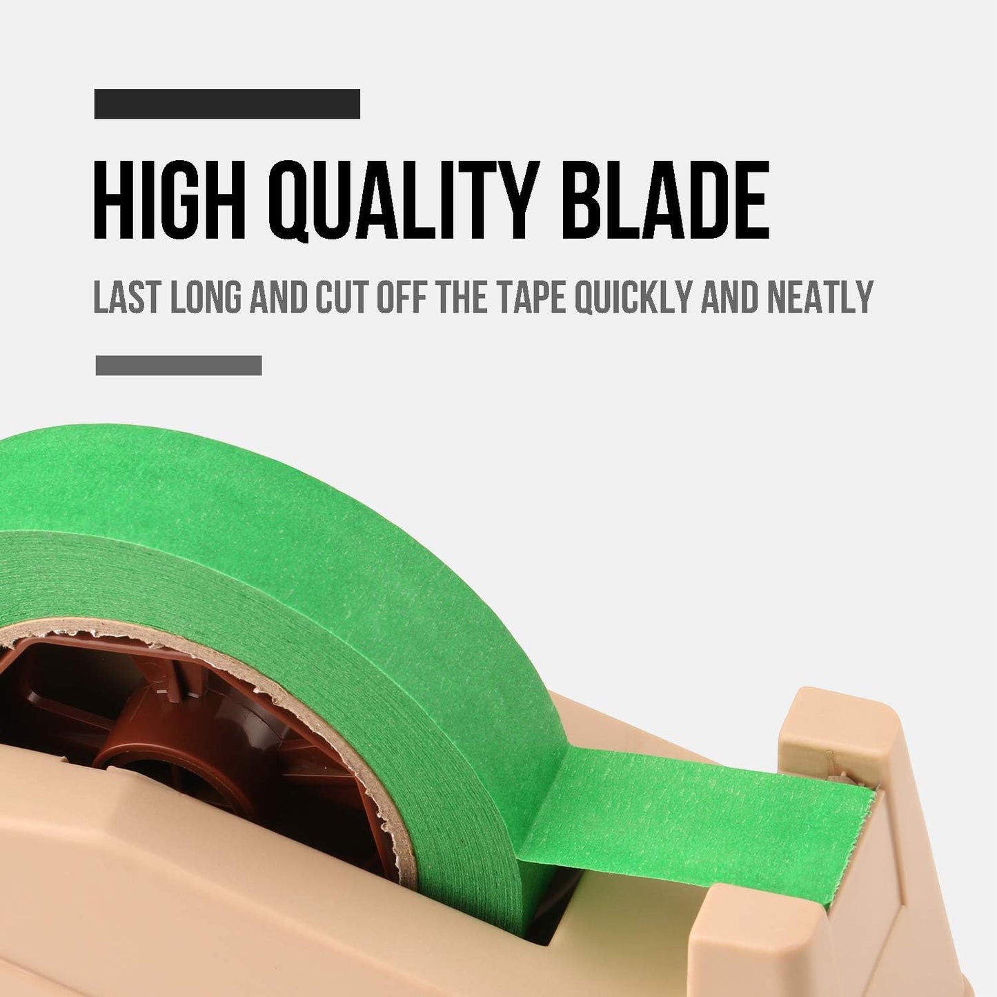 Lichamp Desktop Tape Dispenser Holder with Large 3 inch Core for Masking Tape, Heat Transfer Tape Sublimation, Painters Tape, Freezer Tape and Kitchen Tape