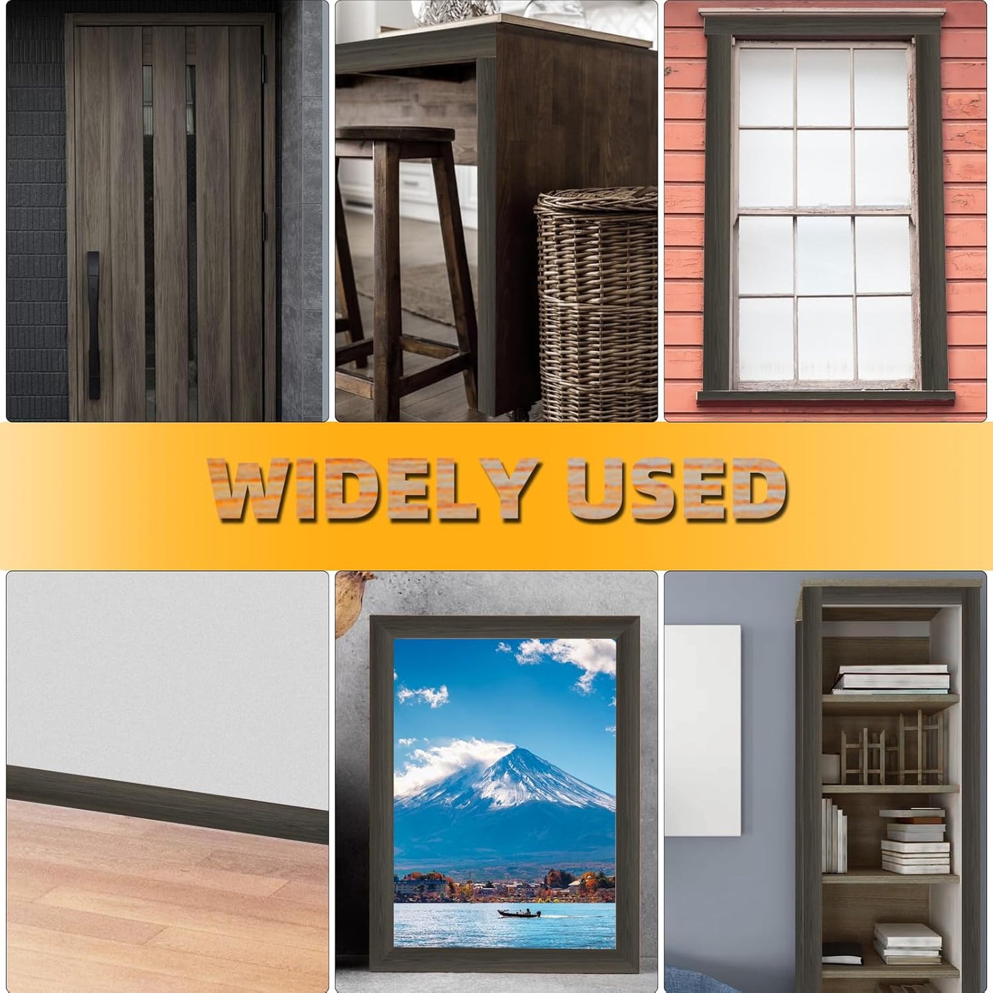 GSCIT Club Wood Grain Repair Tape, 1.7 inch X 50ft Self Adhesive Red Walnut Grain Repair Patch for Tables, Chairs, Baseboards, Doors, Windows, Floors, Handicraft DIY.