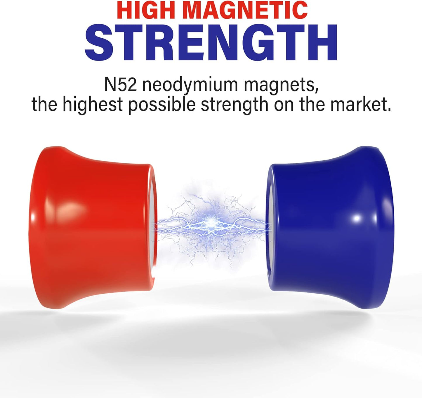 Strong Magnets for Whiteboard, Glassboard and Fridge (Pink, 8 Pack, Small). N54 Neodymium Rare Earth Heavy Duty Magnets for Home and Office Supplies.