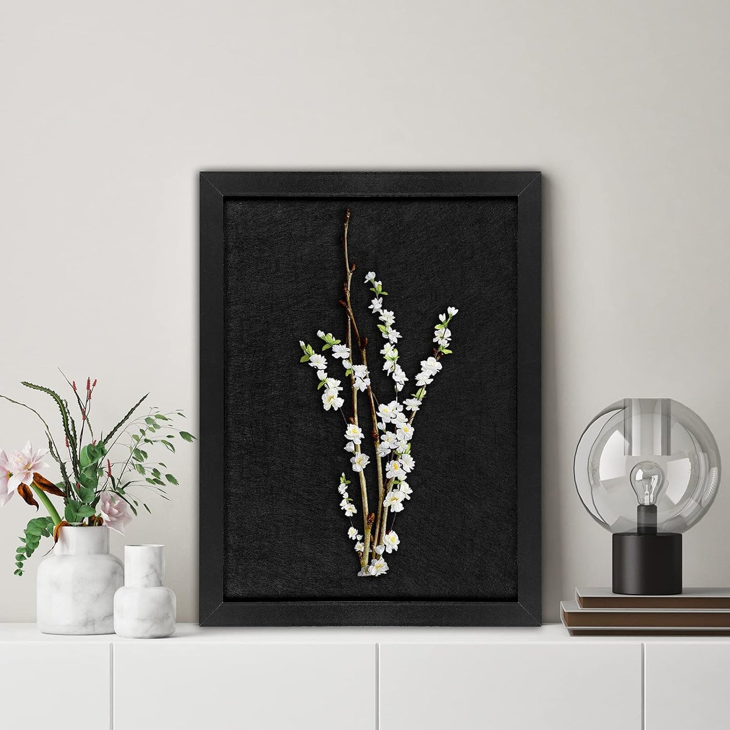 TORASO Cork Board Bulletin Board, 13" X 17" Cork Boards for Walls with Pins, Eye Bolts, gaskets, Screws, Pin Board for Office, School and Home (BK,33x43cm,1p)