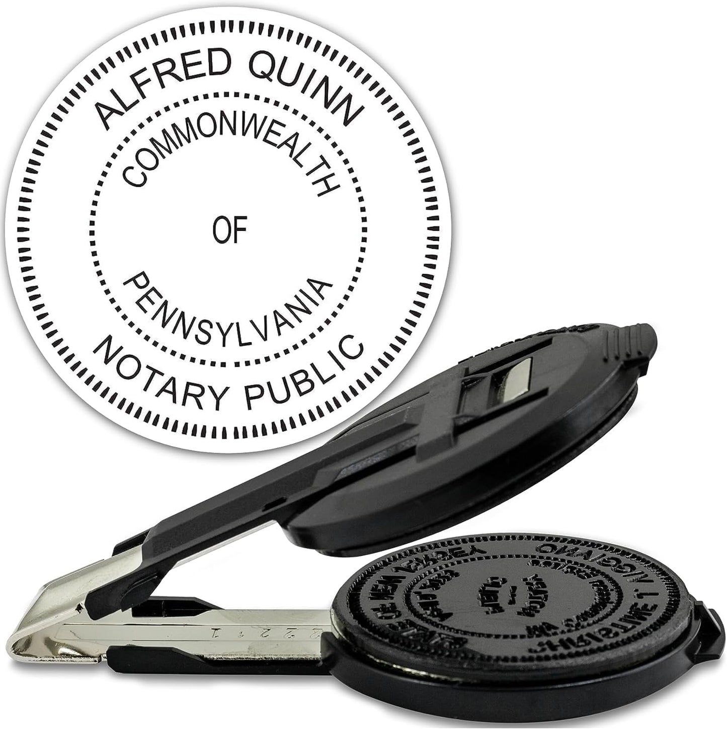 MaxMark Insert Only for Notary Seal Round Embosser for Pennsylvania State