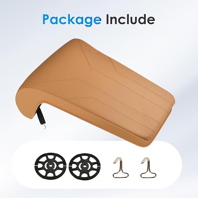 FLORICH Car Seat Extender Leg Extender Support Cushion for Driver Seats Office Chair, Leather Carseat Leg Support for Long Drivers Universal Car Seat Cushion Legs Rest Pads-Brown