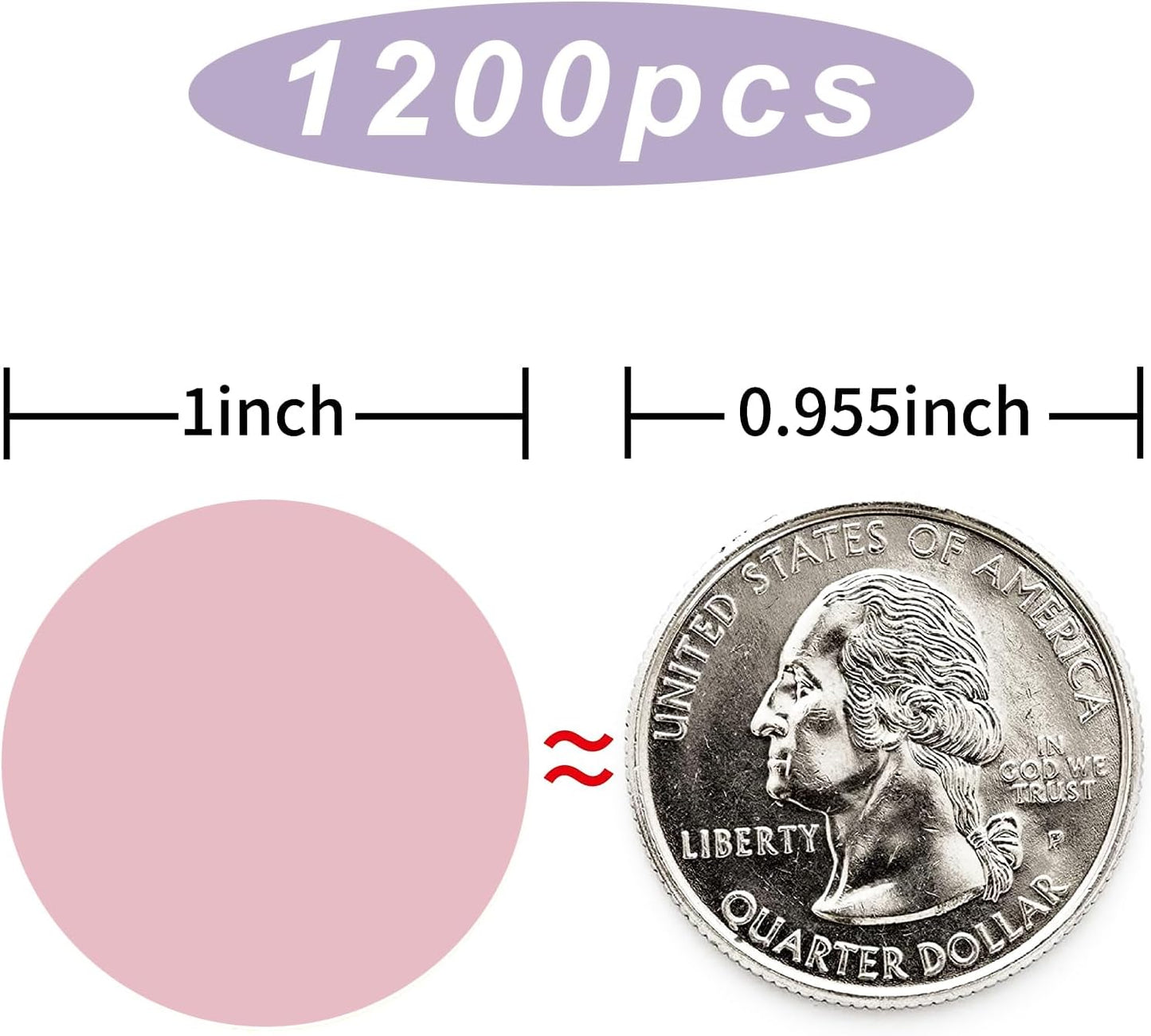 STARLIBOO Dot Stickers - Morandi Color Code Label, Garage Sale & Yard Sale Price Tags, Writable (1200 Labels)