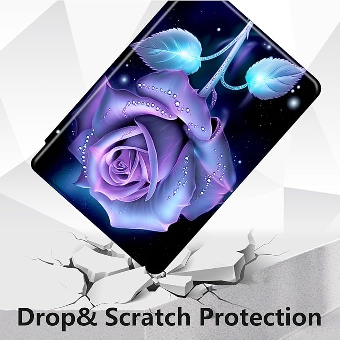 for Kindle Fire 7 case 2019 2017 Release 9th 7th Generation,360 Degree Rotating Stand Smart Protective Cover Case for Amazon fire 7 Tablet 9th/7th Generation,Tree Sunset