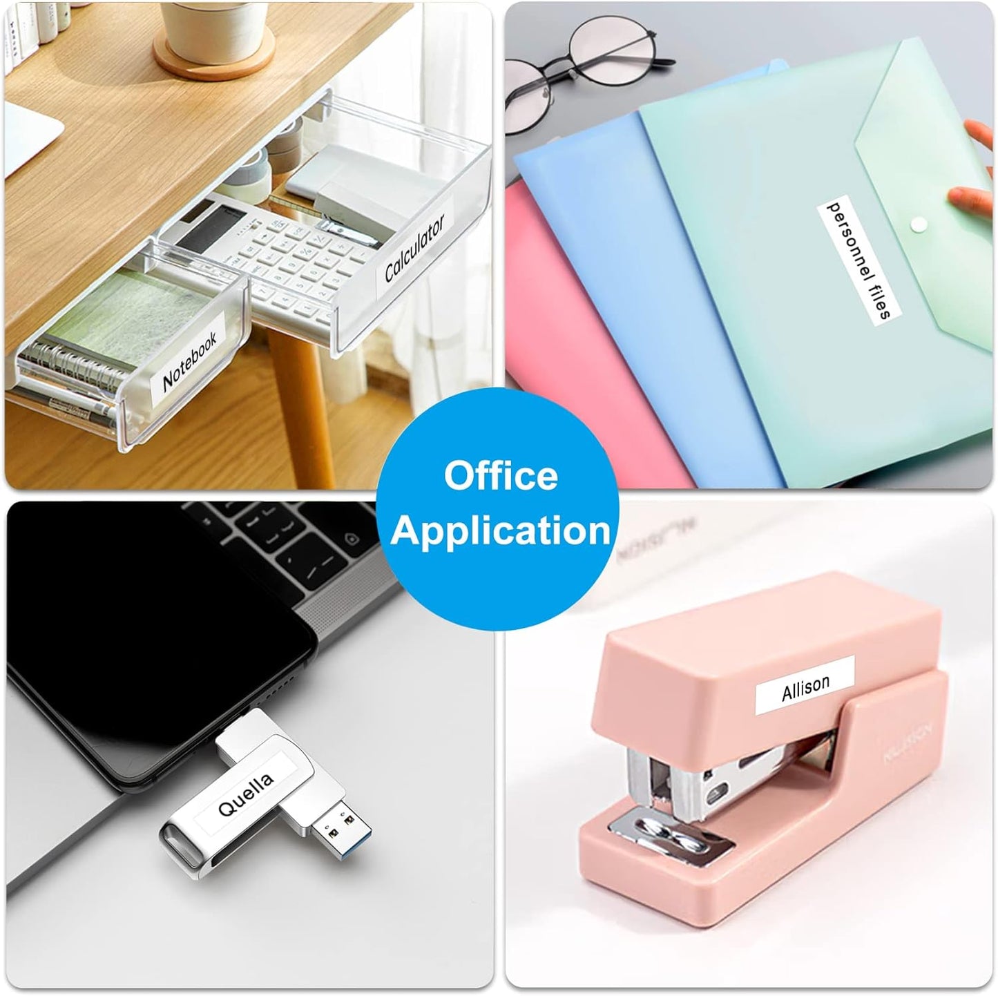 15Pack TZe-231 Label Maker Tapes Replacement for Brother P Touch Label Maker Refills, TZe231 Tape Laminated 12mm 0.47 White, TZ-231 Tapes for Brother PT-H110 PTD210 PTD220 PTD400 Printer