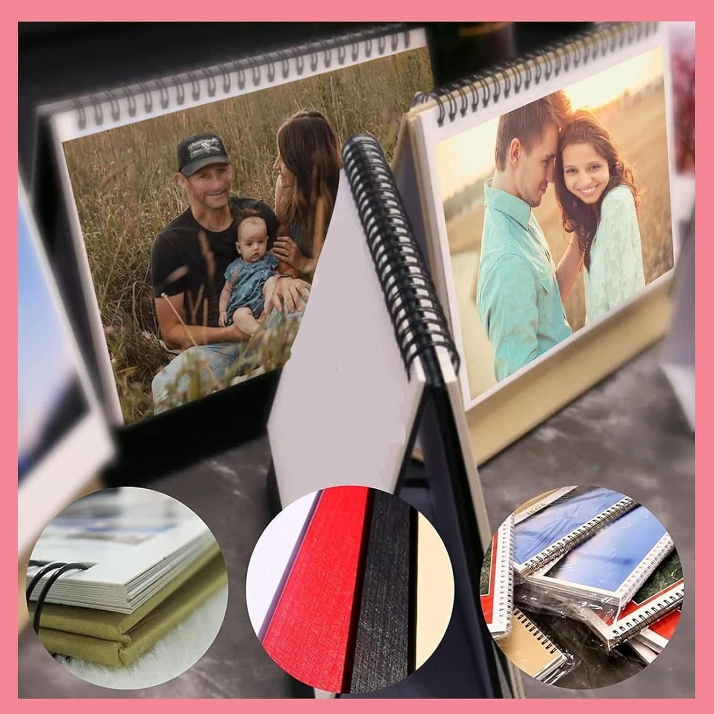 Custom Calendar 2026 for Home & Office - Print Your 13 Memories,Make Your Own Personalized Calendar Customized Christmas Gift &use your photo (Desk Calendar, 5 Packs)