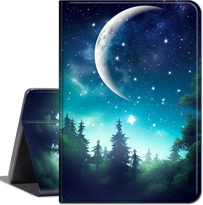 for Amazon Kindle Fire Max 11 Case (13th Generation, 2023 Release) 11",Slim Lightweight Smart Shell Stand Cover with Auto Wake/Sleep for All-New Fire 11 Max Tablet,Night Sky Stars Forest