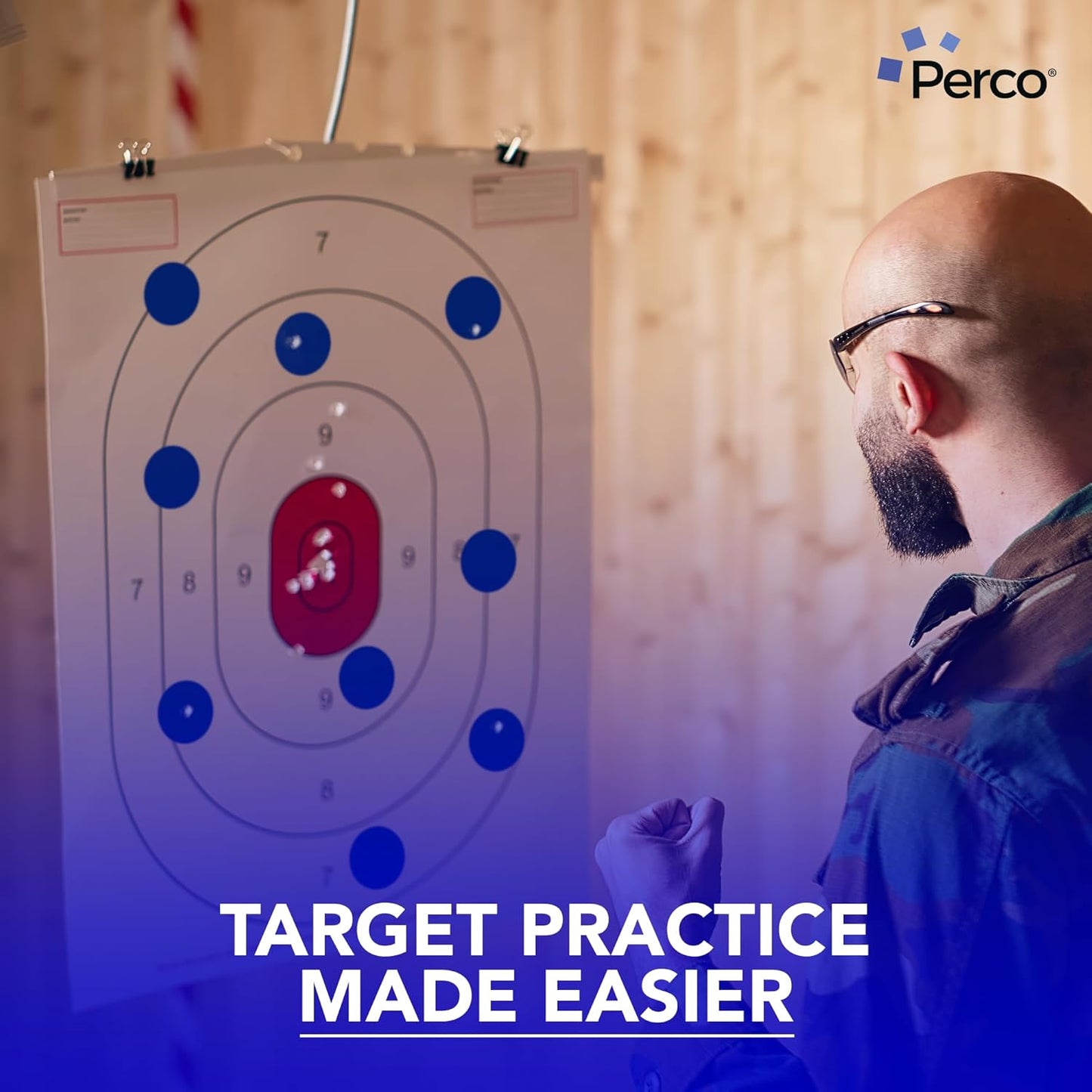 Perco Dark Blue 2-Inch Round Circle Dot Sticker Labels with Easy Peel Perforation - 500 Labels per Roll - Strong Adhesion, Vibrant Colors for Organizing, Crafting & More - Made in USA