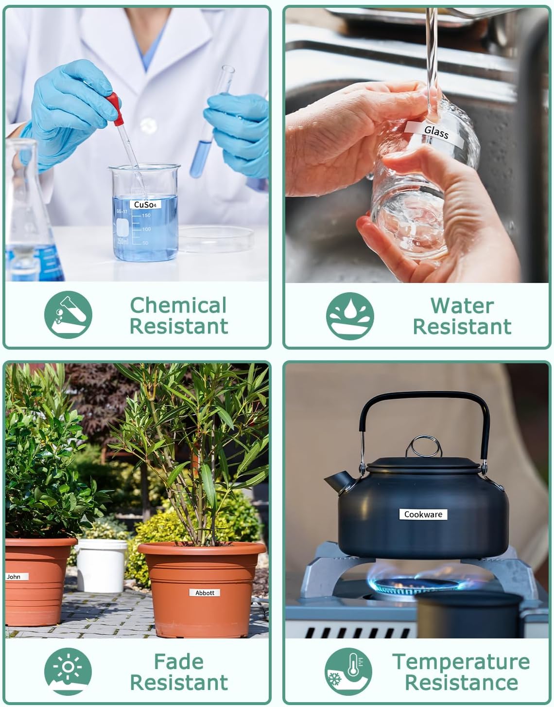 3-Pack 12mm 0.47" Black on White Label Maker Tape Compatible for Brother PTouch Tape 12mm 0.47 White Tze-231 Tz231 Tze Tz 12mm 1/2" Laminated for PT-D210 PT-D202 PT-D220 PTD410 PTD600 PTD400