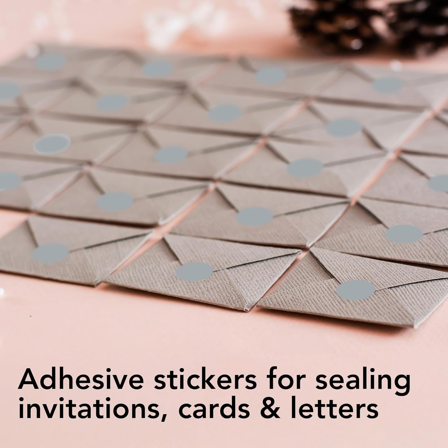 Perco Grey 1/2-Inch Round Circle Dot Sticker Labels with Easy Peel Perforation - 3,000 Labels per Roll - Strong Adhesion, Vibrant Colors for Organizing, Crafting & More - Made in USA