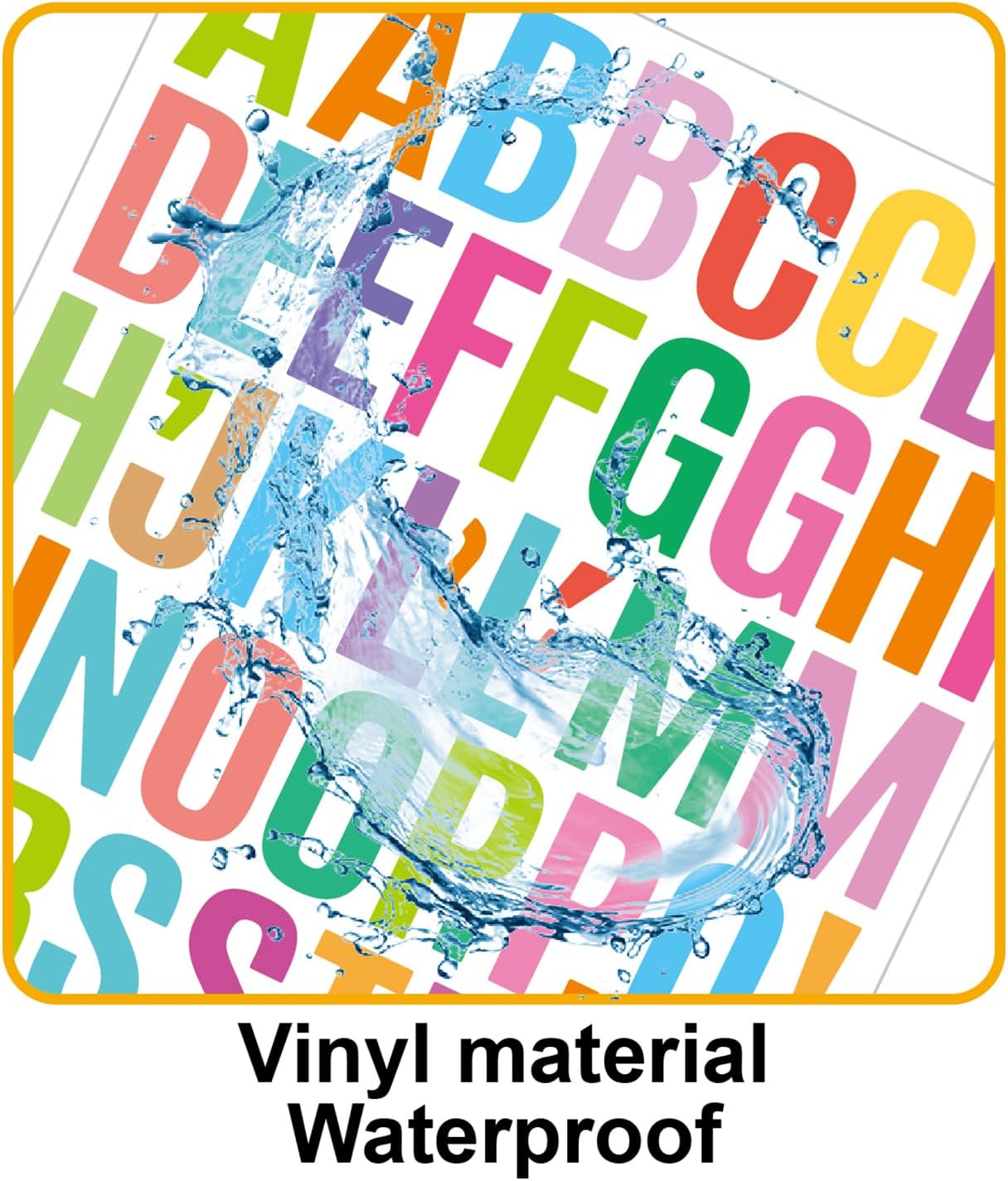 Letter Stickers 30 Sheets 1600 Pieces Alphabet Sticker 1 Inch Vinyl Self Adhesive Stick on Stickers for DIY Crafts Art Making Mailbox Scrapbook Classroom Decor(Colorful)