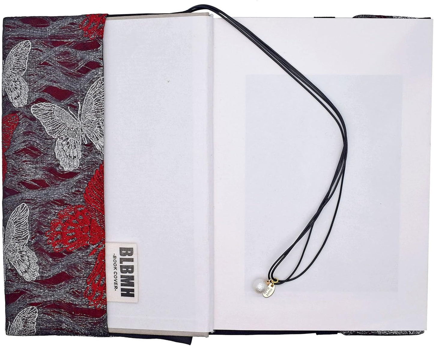 BLBMH Book Covers for Paperbacks Book Cover for Privacy Fit for 5.5x8.5 inch Adjustable Book Sleeve Cover for Diary Books Fabric Softcover Protector for Notebook - Butterfly C 8.5in