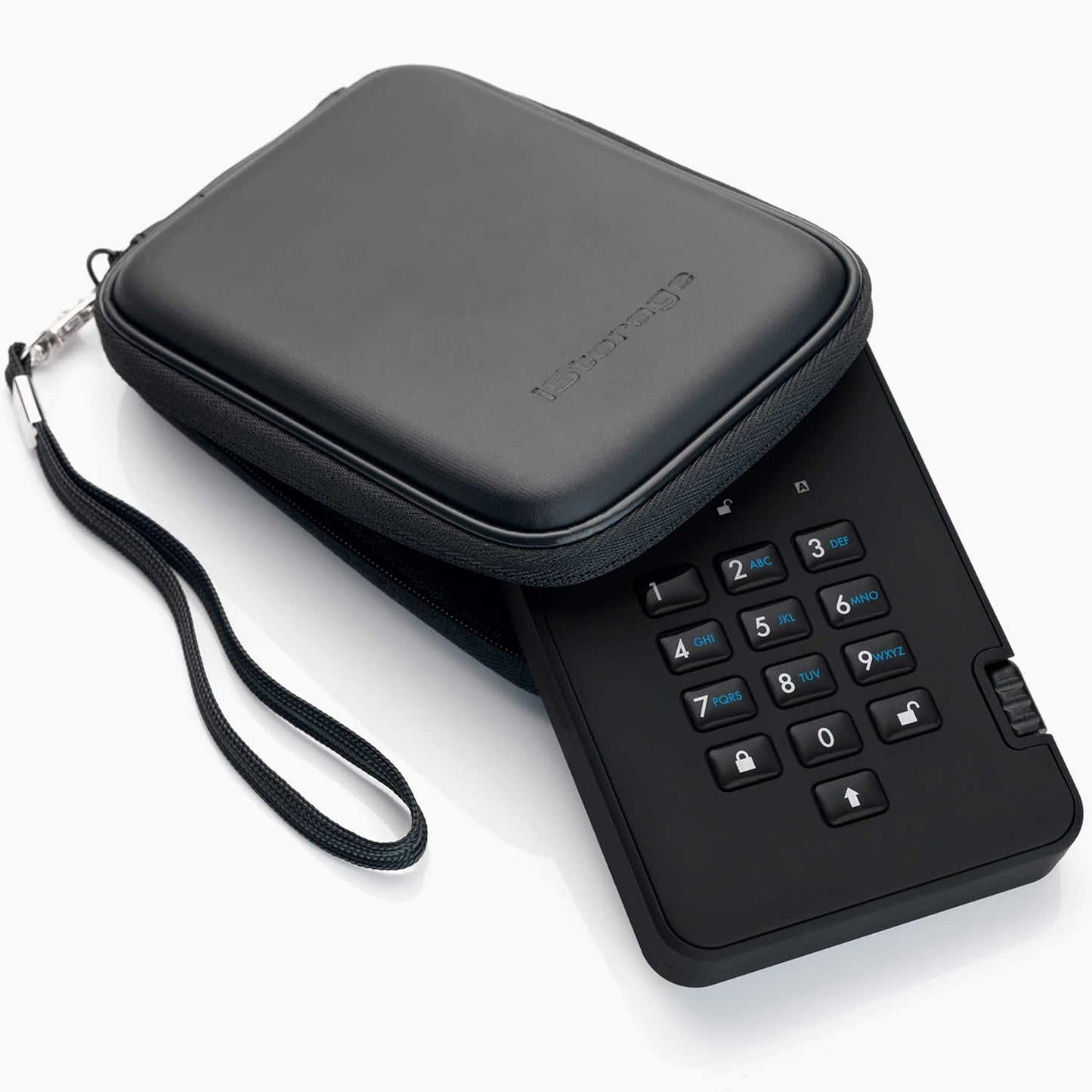 iStorage diskAshur2 HDD 4 TB | Secure Portable Hard Drive | Password Protected | Dust/Water-Resistant | Hardware Encryption