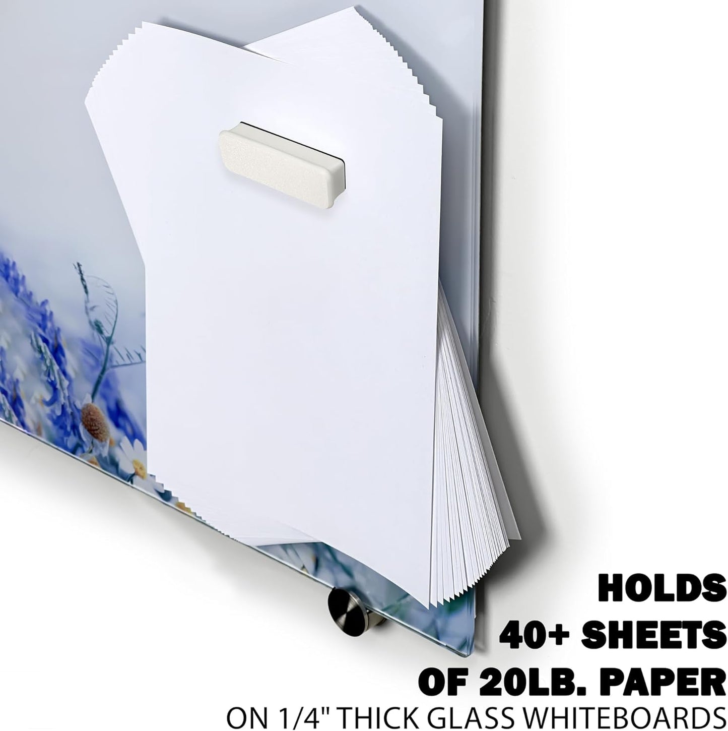 Glassboard Studio Mega Magnets - Neodymium - Heavy Duty, Colorful, Ergonomic, Ideal for Crafting, Quilting, and as Magnetic Knife Holders (1, Tangerine Orange Bar)