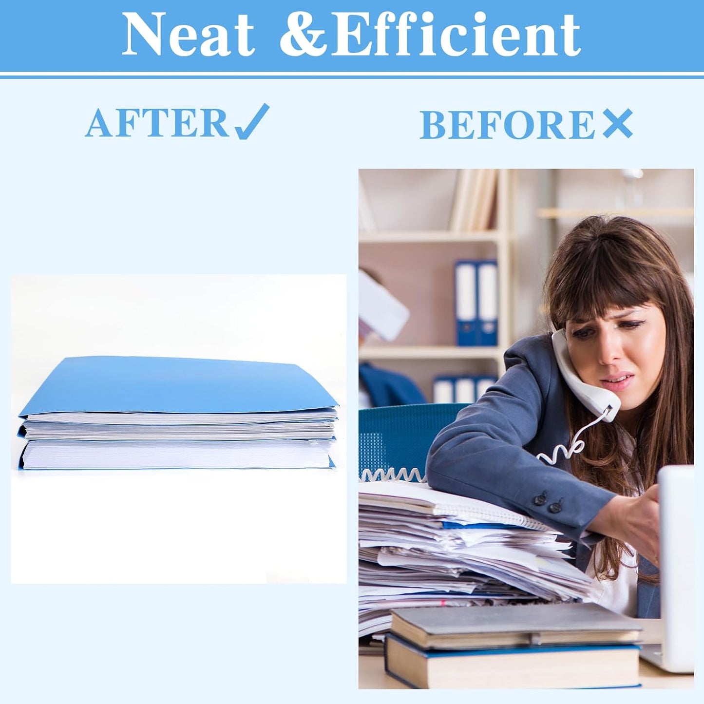 gisgfim 25 Pack Reinforced 11x17 Hanging File Folders 1/5 Cut Heavy Duty Hanging File Folders with Plastic Tabs & Label Cards Expanding Hangers File Organizer for Drawing Engineering Document (Blue)