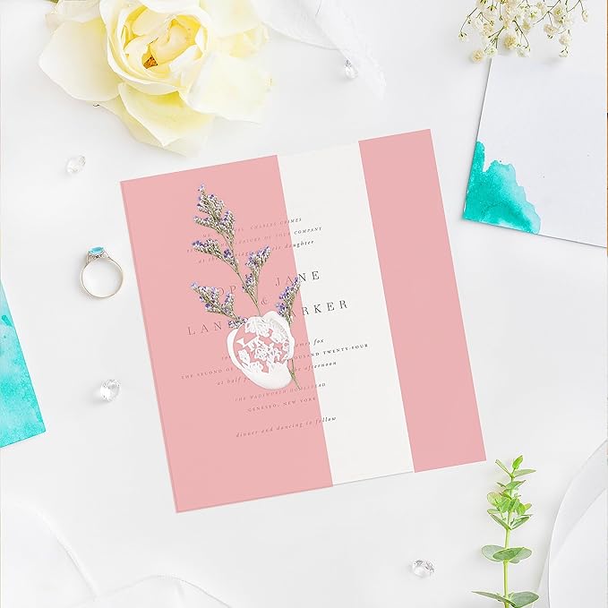 100 Sheets White Cards Blank - 5''x7'' White Card Stock 200gsm/75lb Thick Paper Cardstock, Heavy CardStock Blank for Wedding Invitations, Index Cards, Greeting, Note -PAP07200100