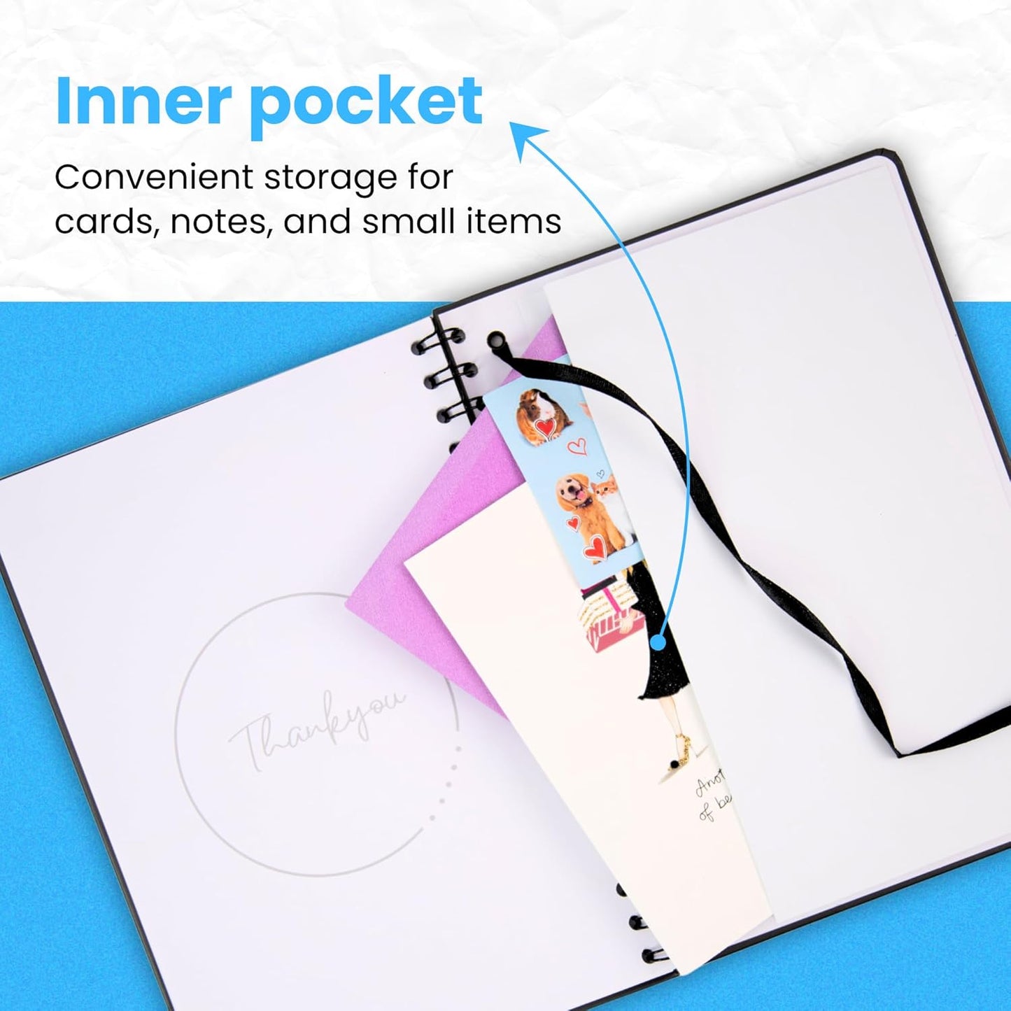 Undated Daily Planner Notebook With Hourly Schedule - Hardcover Appointment Day to do List Notebook for Women & Men - A5(5.7" x 8.3") Spiral Black