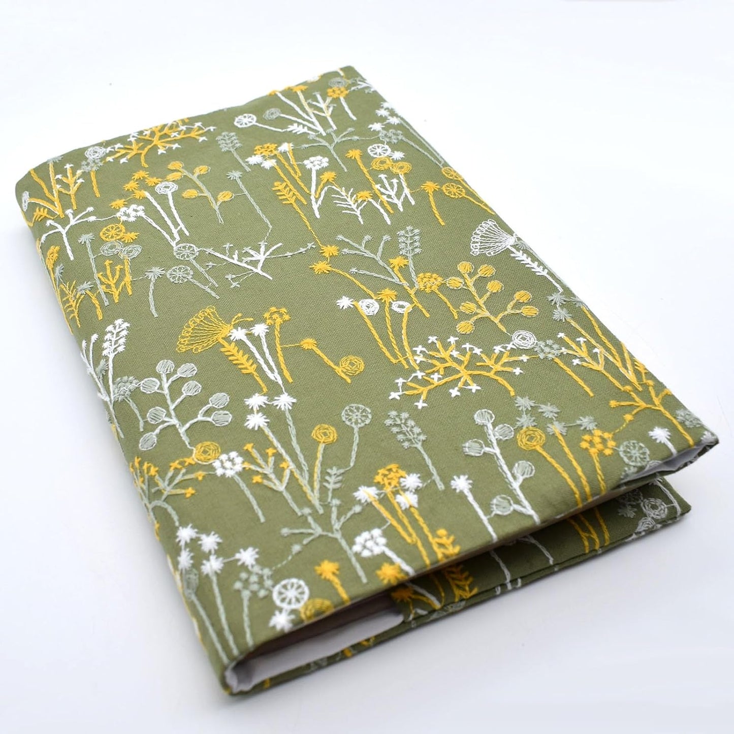 BLBMH Book Covers for Paperbacks Fit for 5.5x8.5 inch Book Bible Adjustable Book Sleeve Cover for Women Over 15 Soft Cloth Protector for Bible Novels - Spring