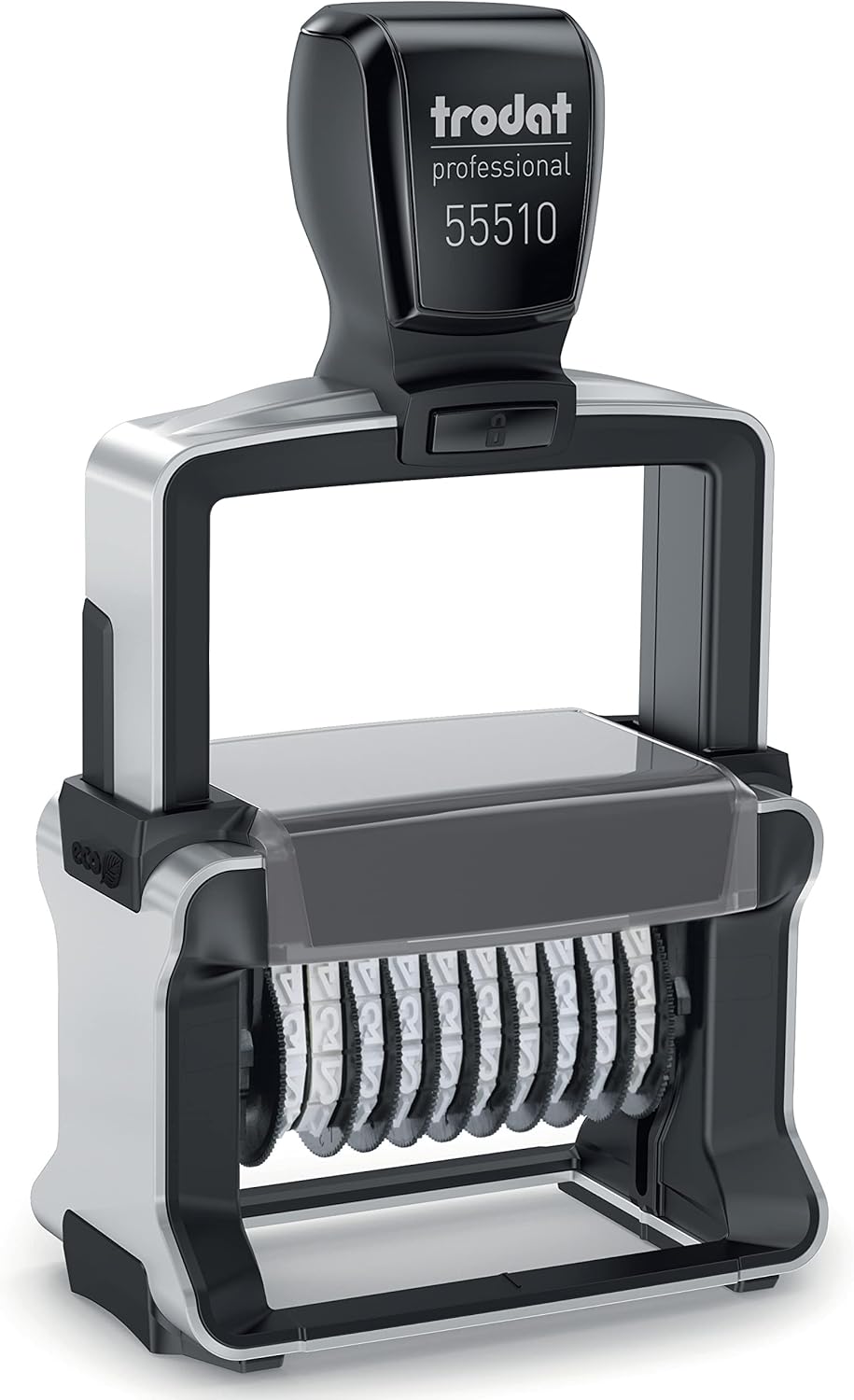 Rubber Stamp Creation Heavy Duty Numberer, 10 Digit Self-Inking Numbering Stamp 5mm Character Height