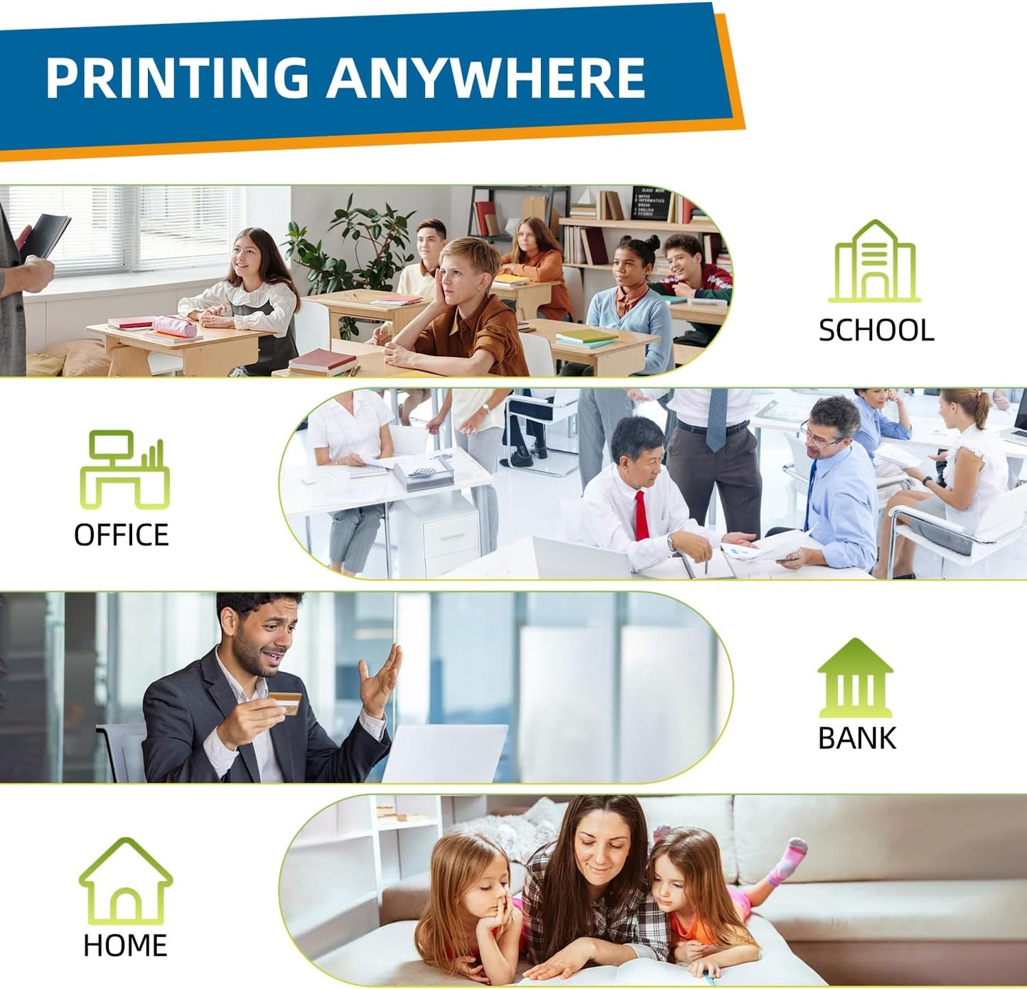 206A Black Toner Cartridges(with Chip) Compatible with 206A Toner Cartridges W2110A, Working for Color Laser Jet Pro MFP m283fdw M283cdw M255dw M283 Printer(2 Pack, Black)