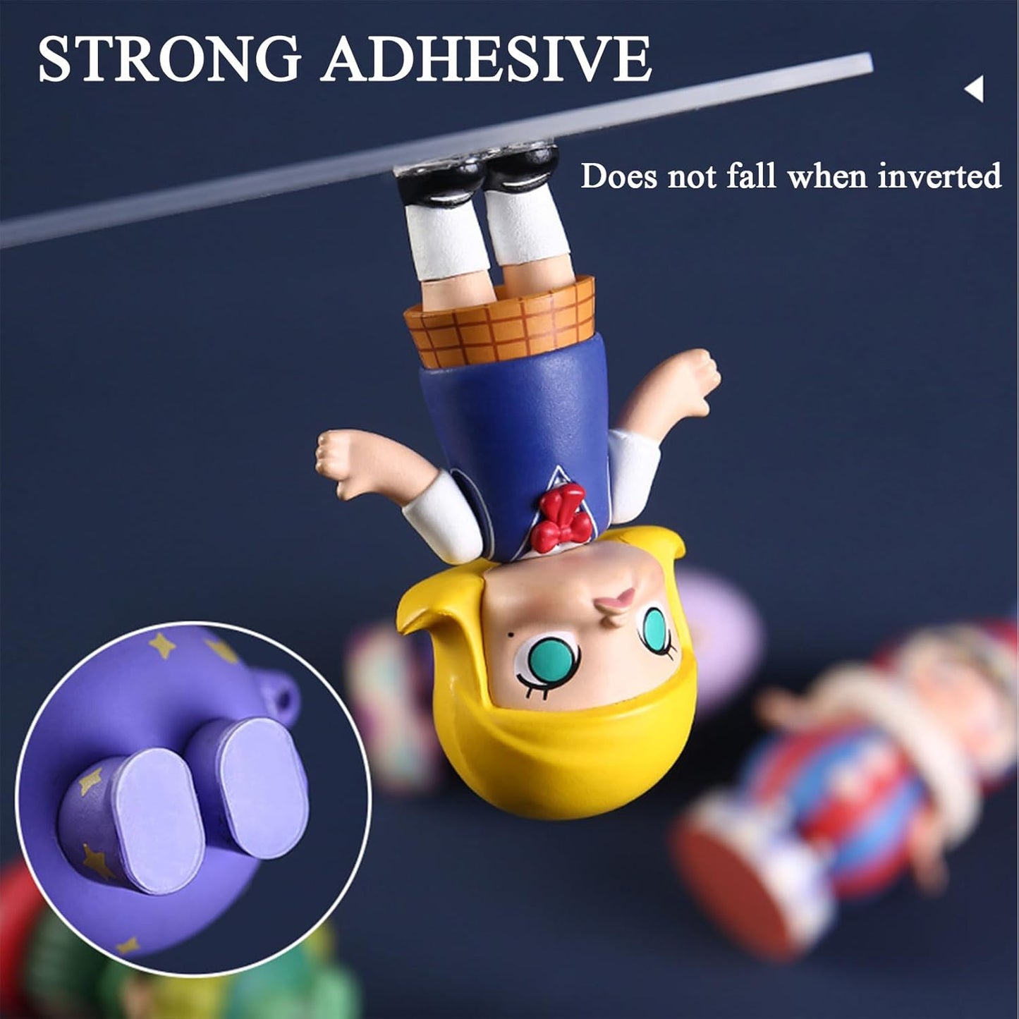 Adhesive Stick dots Two-Sided Sided Mounting Putty Stick Tack for Wall Hanging Crafts Balloons Festival Party Decorations,Clean Removable(0.4"*0.4"-300)