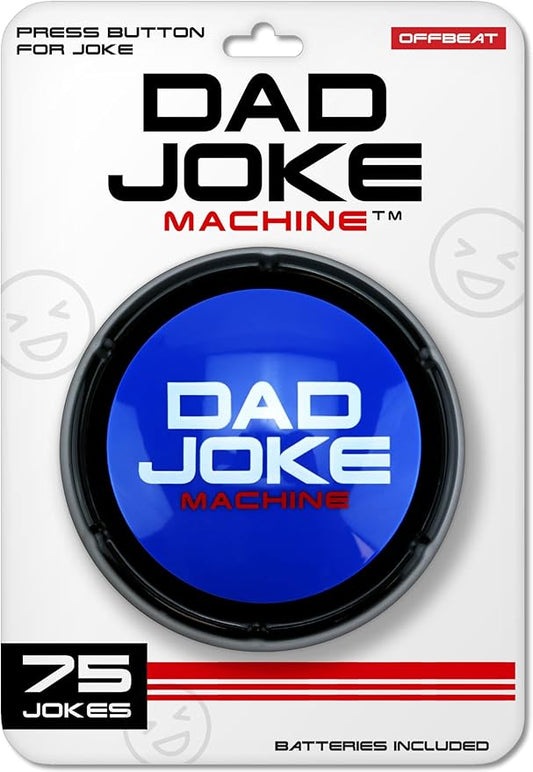 Gifts for Dad and Fathers - The Original Dad Joke Button 75 Hilarious Dad Jokes - Dad Gifts from Daughter, Dad Birthday Gift, White Elephant Gifts, Funny Gifts for Men, Office Prank Gifts