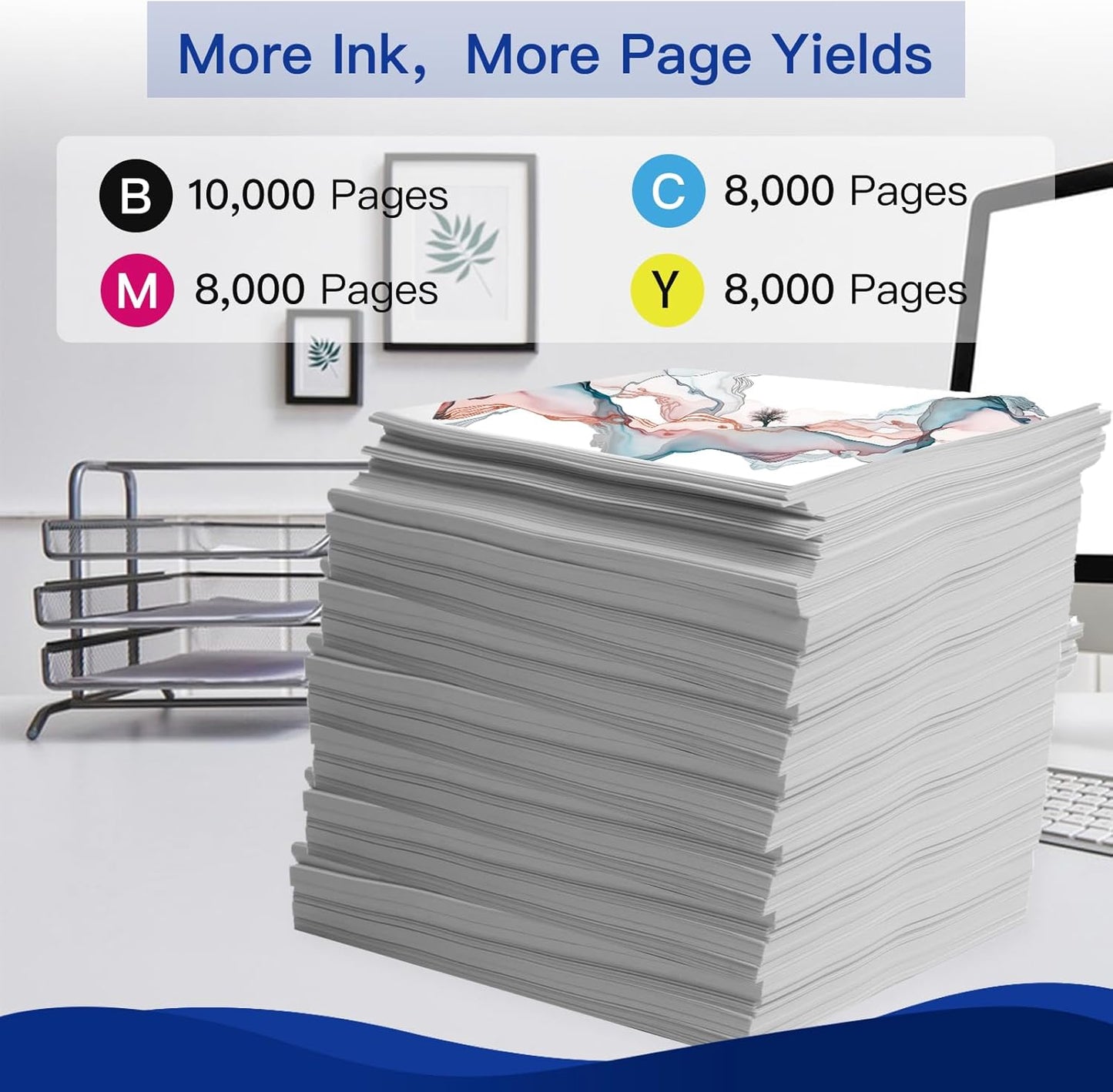 502 Ink Refill Bottles for Ecotank et 15000, ET-2850, ET-3850, ET-4850, ET-3830, ET-4760, Workforce ET-2750, ET-3750, ET-4750