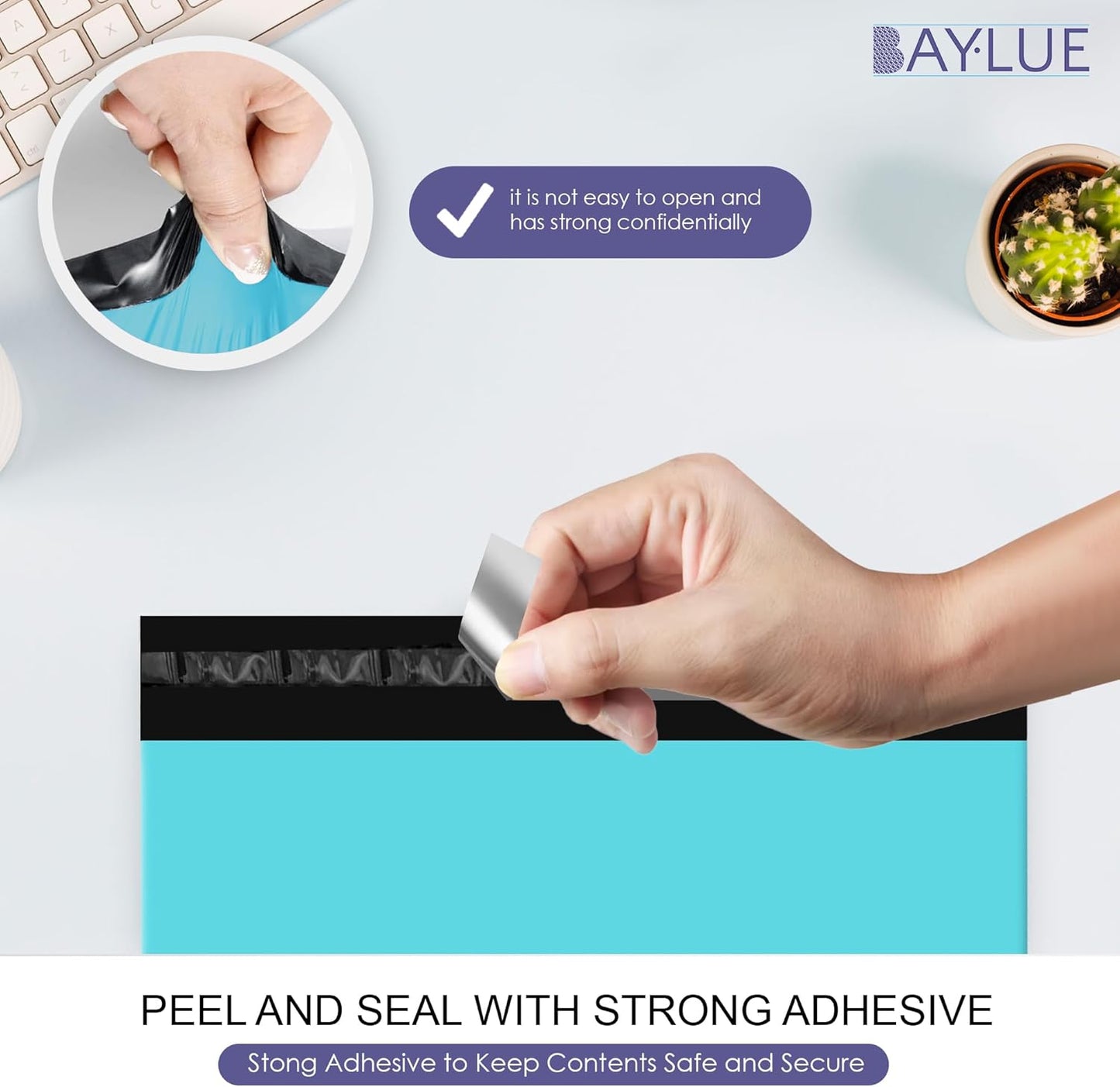 Teal Poly Mailers 9x12 Inch | Strong Adhesive Self-Seal mailer Bags | Tamper, Tear, Water Resistant Shipping Envelopes | Thick Strong Material Polymailer Bags Clothing Bag | 1000 Pack Bulk