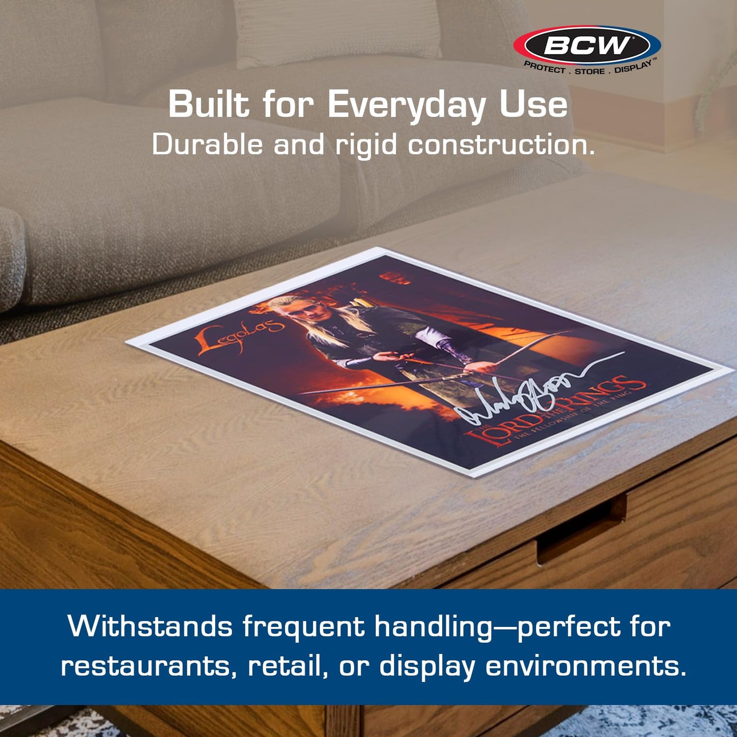 BCW Supplies 9x12 Toploaders - 20-Pack Clear PVC Rigid Protectors