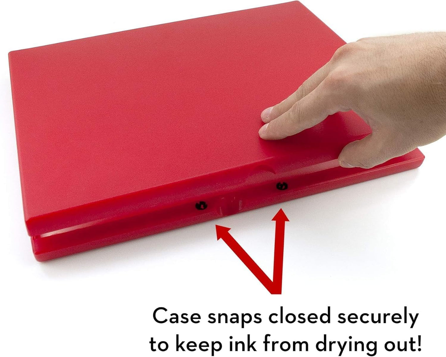 MaxMark Industrial Stamp Pad - Extra Large 9.25" x 12.25" Stamp Pad - Magenta Purple Ink