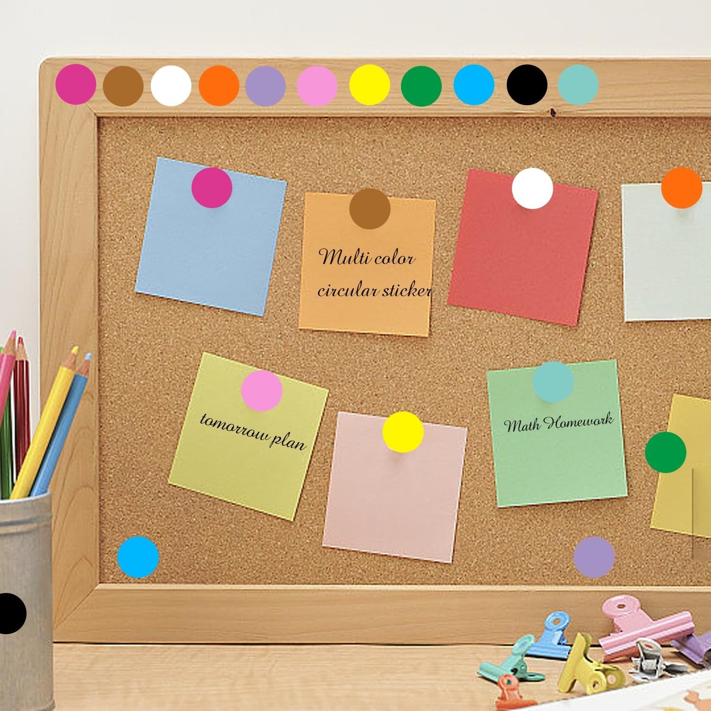 0.75 Inch Removable Color Code Dot Sticker Round Labels,Garage Sale Stickers Price Tags Label Blank Yard Sale Circle Dot Stickers(1050 Pack,Yellow)