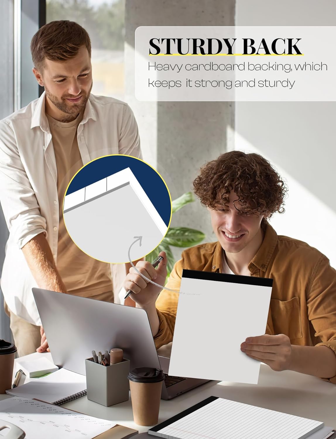 12 Pack Note Pads 8.5 x 11 White Legal Pads 8.5 x 11 Wide Ruled Lined Writing Pads Legal Notepads Legal Ruled White Lined Paper Pads 8.5 x 11 Inch 30 Sheets Per Writing Pad for School, Office, Home