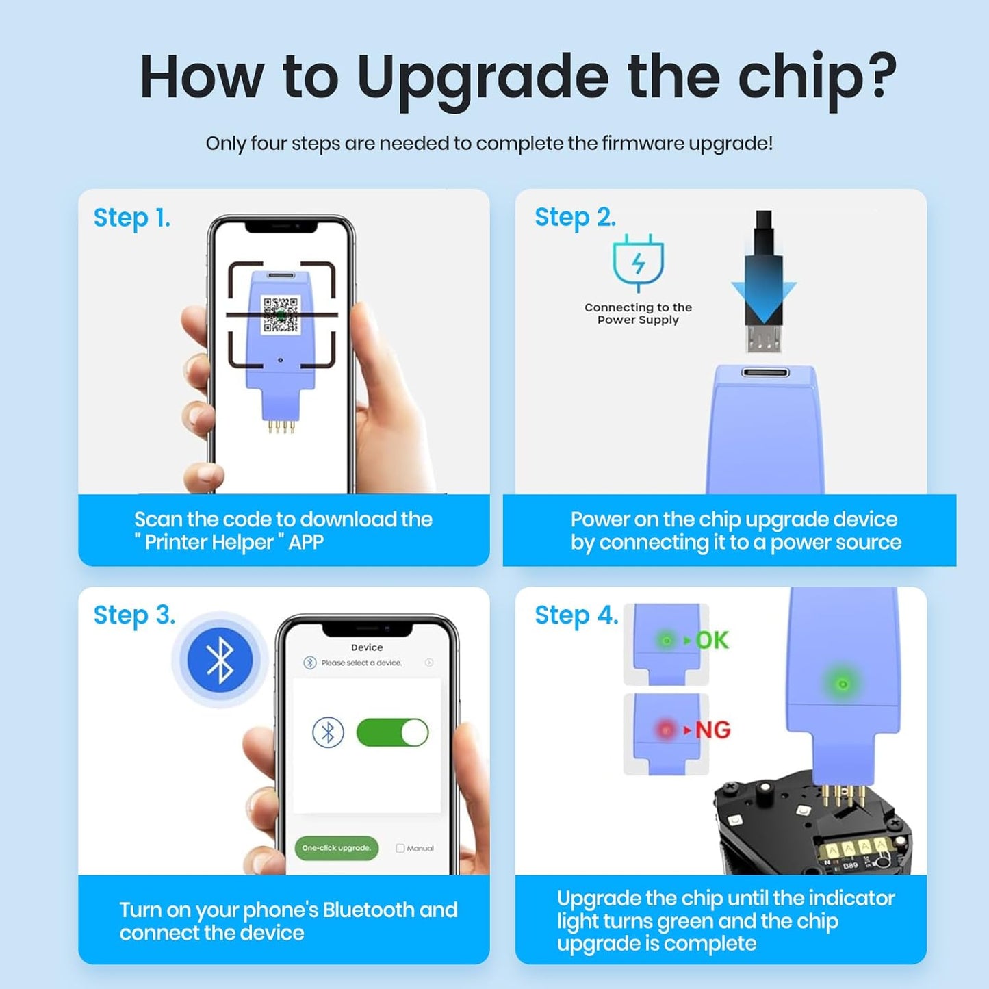 148A Toner Cartridge (with Chip) Compatible Replacement for HP 148A W1480A 148X W1480X Compatible for HP Pro 4001dw 4001dn 4001n MFP 4101fdw 4101fdn Printer (1 Black)