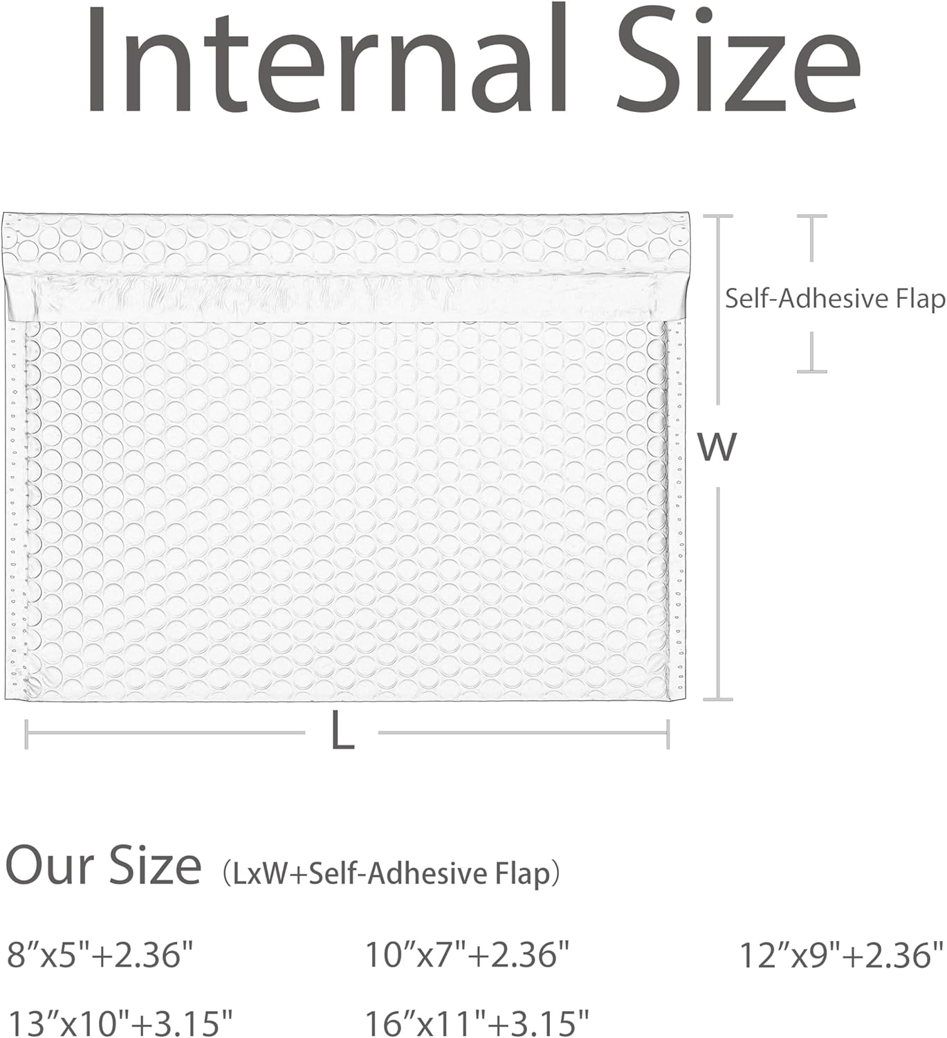 Red Side-Loading Bubble Mailers 10 x 7 Inches,Self-Seal Padded Mailing Envelopes, Pack of 27