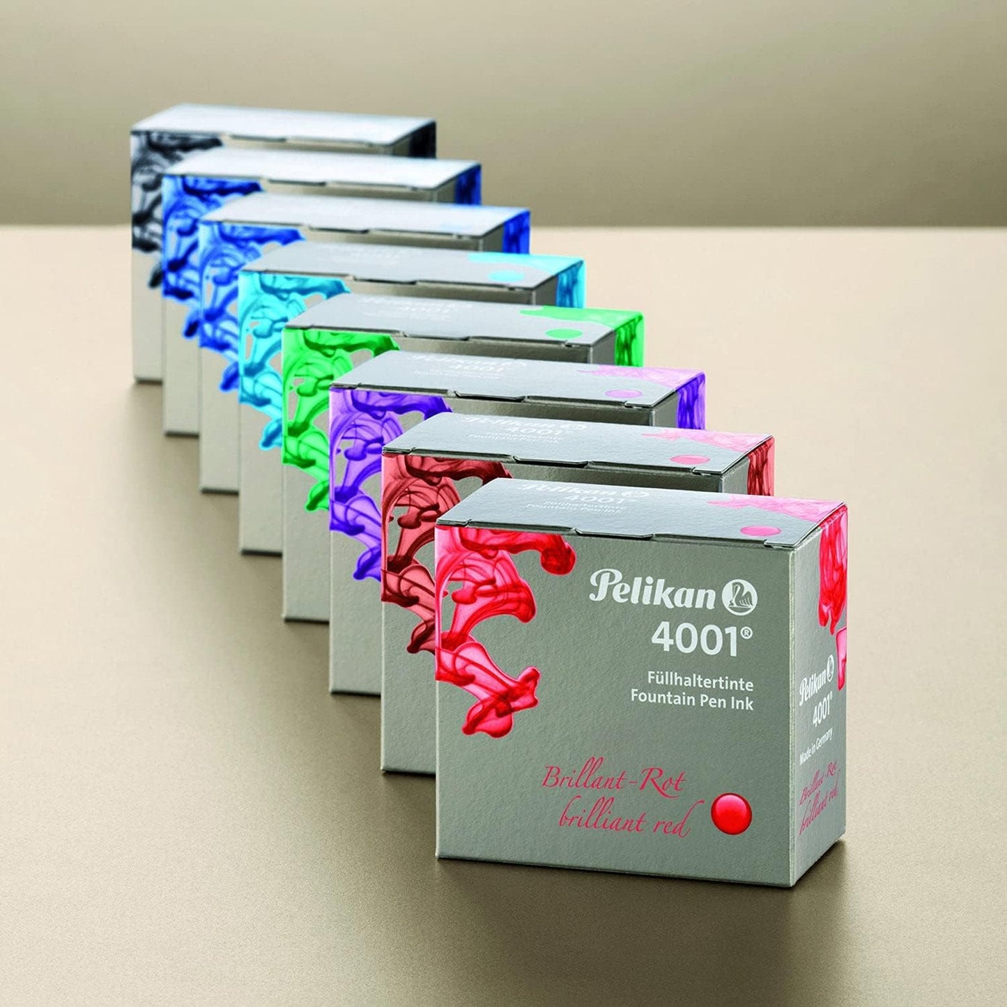 Pelikan 4001 Bottled Ink for Fountain Pens, Turquoise, 62.5ml, 1 Each (329201)