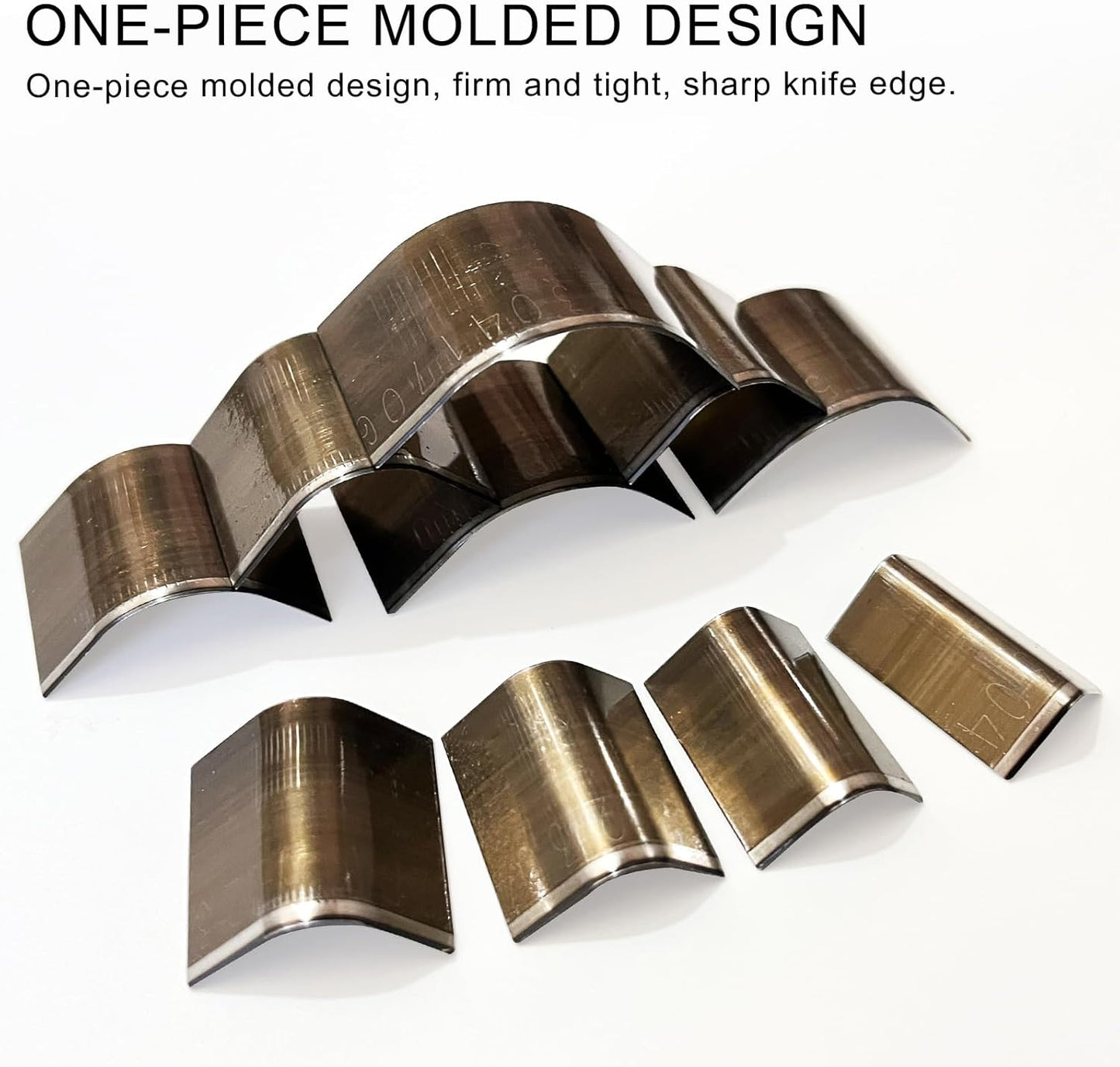 10 Pieces Leather Corner Punch Set, Leather Corner Cutter End Punch Tool, High Carbon Steel Edge Cutter Corner Trimmers with Mat, Cutting Dies Edge Trimmers Kit for DIY Leathecrafts