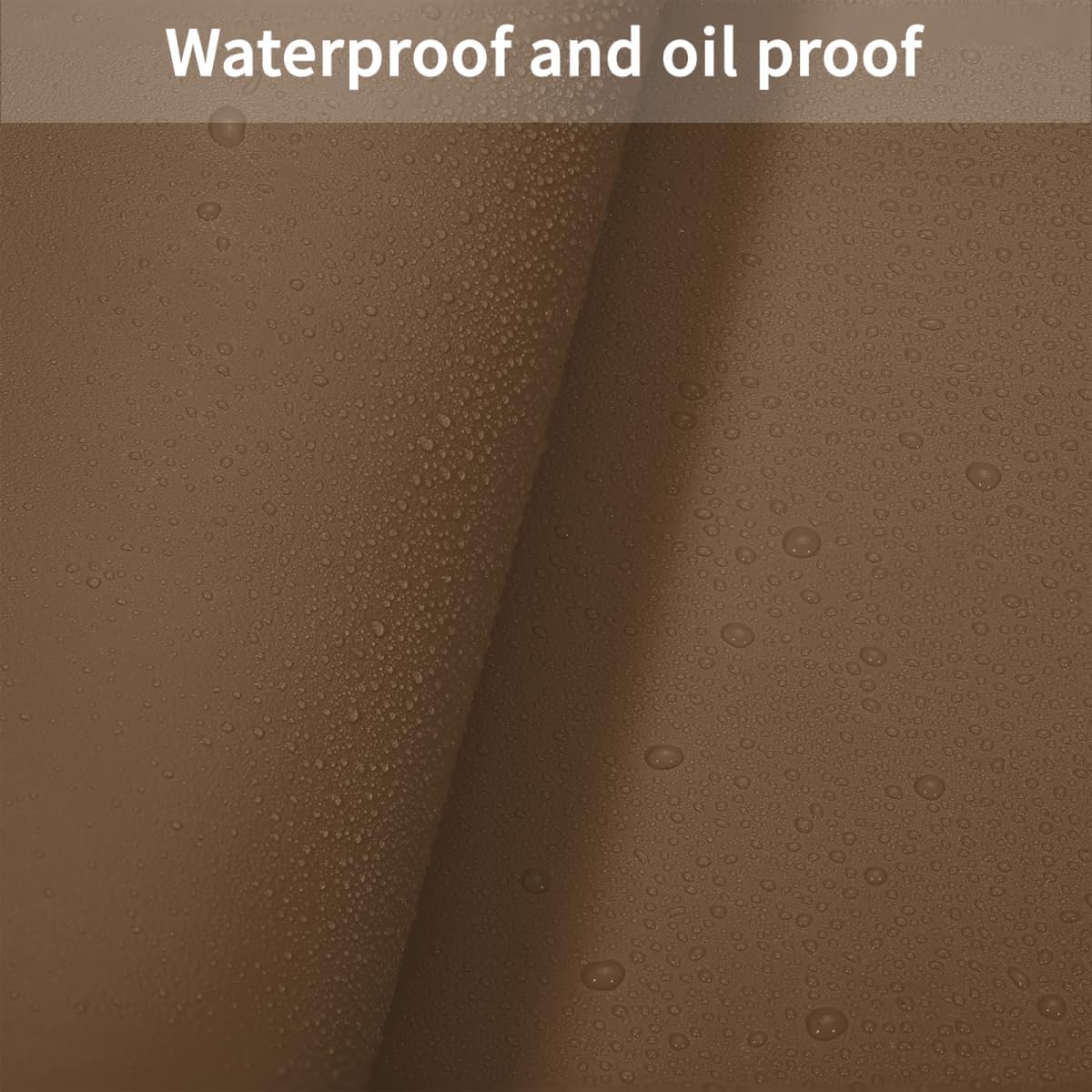 Vanity Protector Mat - Can Be Used On Both Sides Waterproof and Easy to Clean Good Flatness Used for Dresser Table(Mud Color+Champagne Gold 10x48)